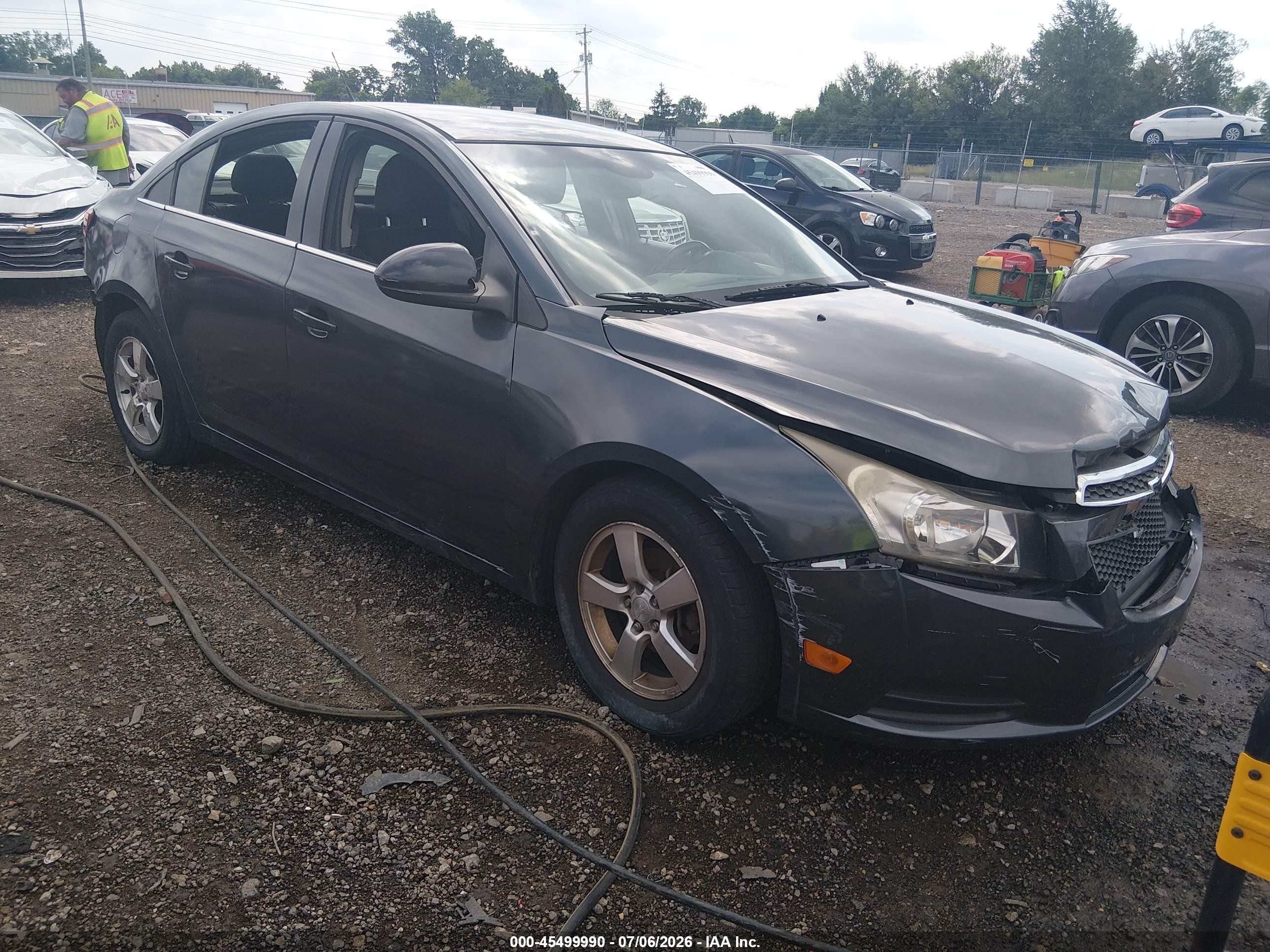 2013 Chevrolet Cruze 1lt Auto Серый vin: 1G1PC5SB3D7227920