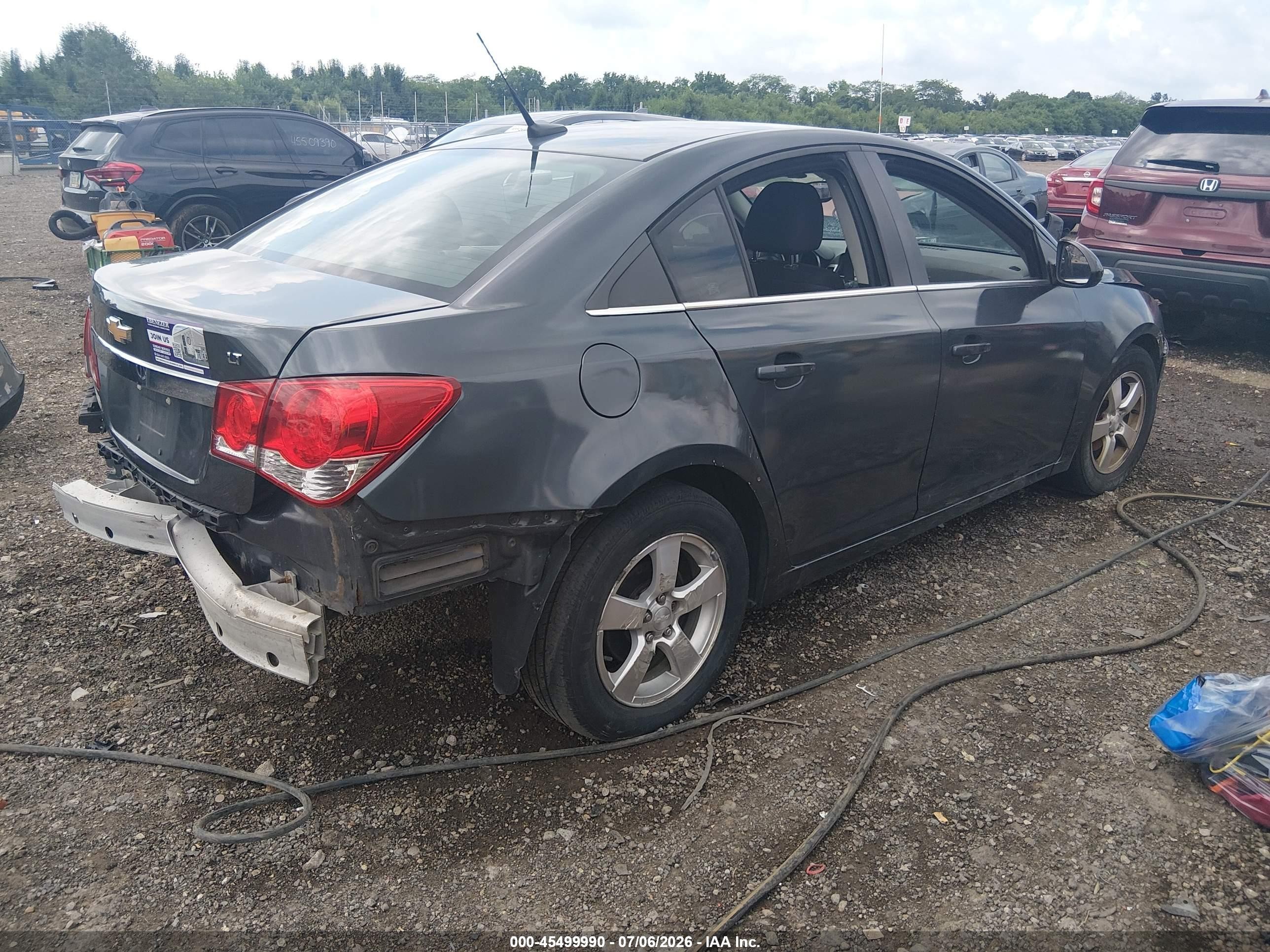 2013 Chevrolet Cruze 1lt Auto Серый vin: 1G1PC5SB3D7227920