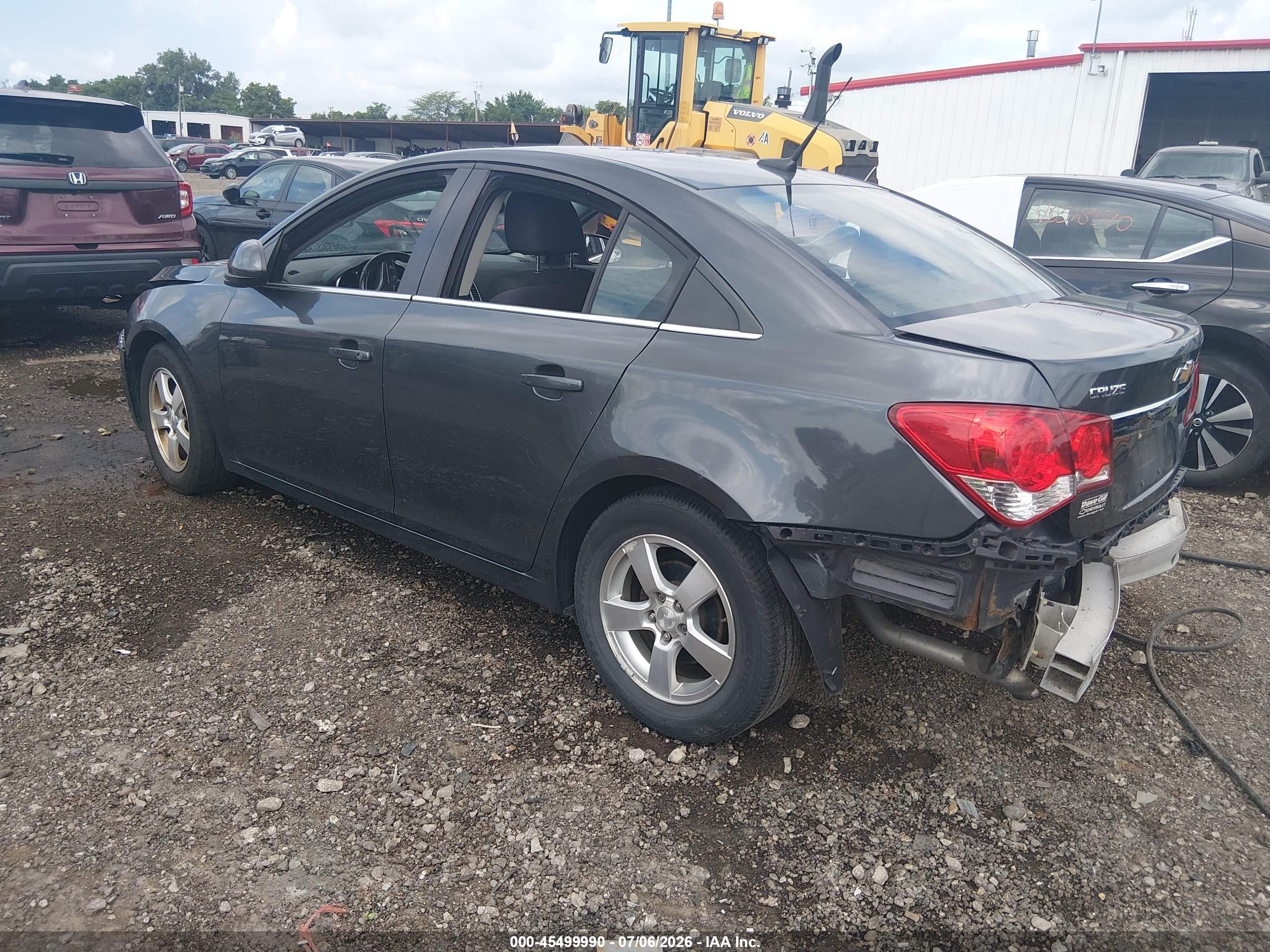 2013 Chevrolet Cruze 1lt Auto Серый vin: 1G1PC5SB3D7227920