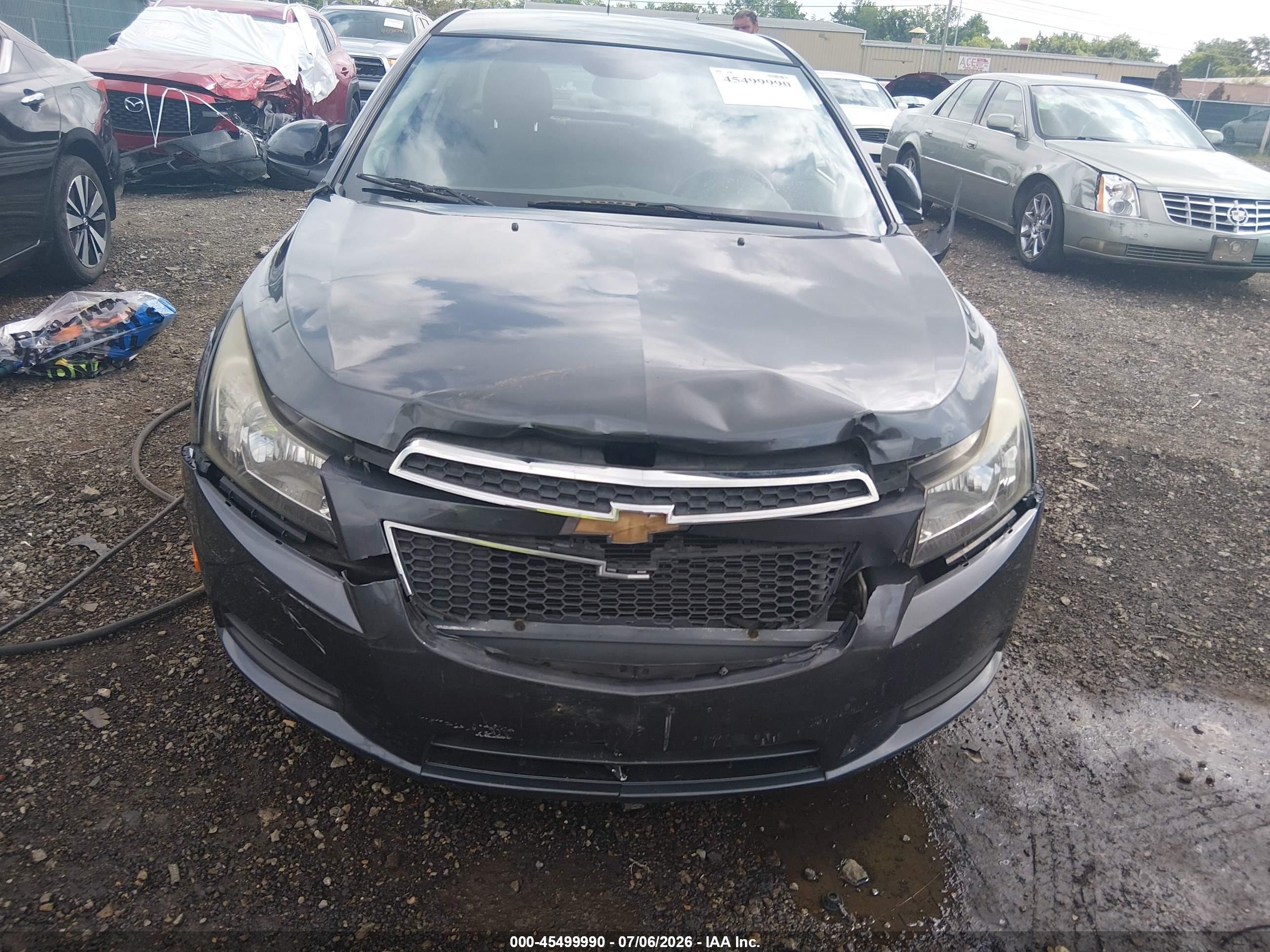 2013 Chevrolet Cruze 1lt Auto Серый vin: 1G1PC5SB3D7227920