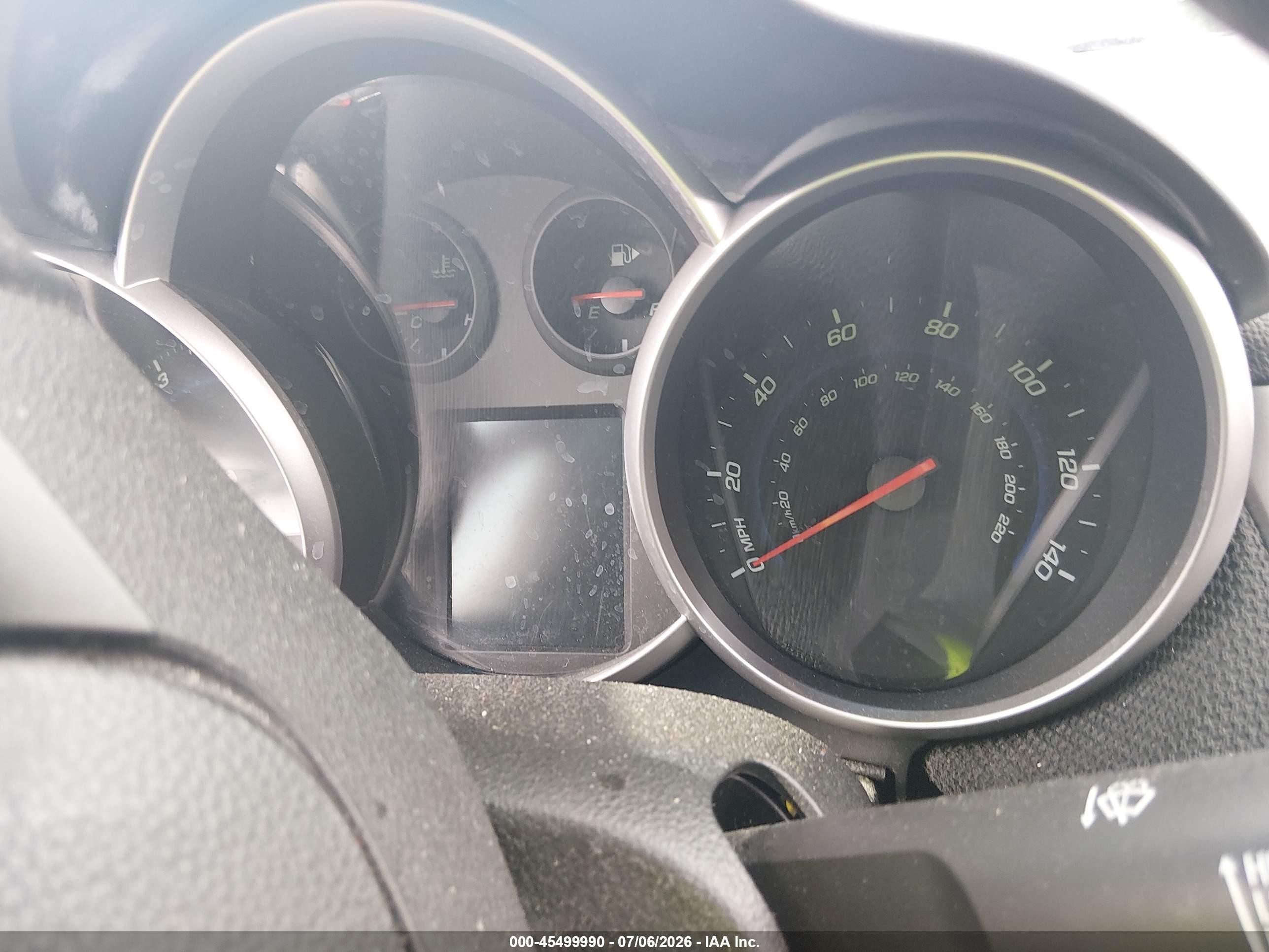 2013 Chevrolet Cruze 1lt Auto Серый vin: 1G1PC5SB3D7227920