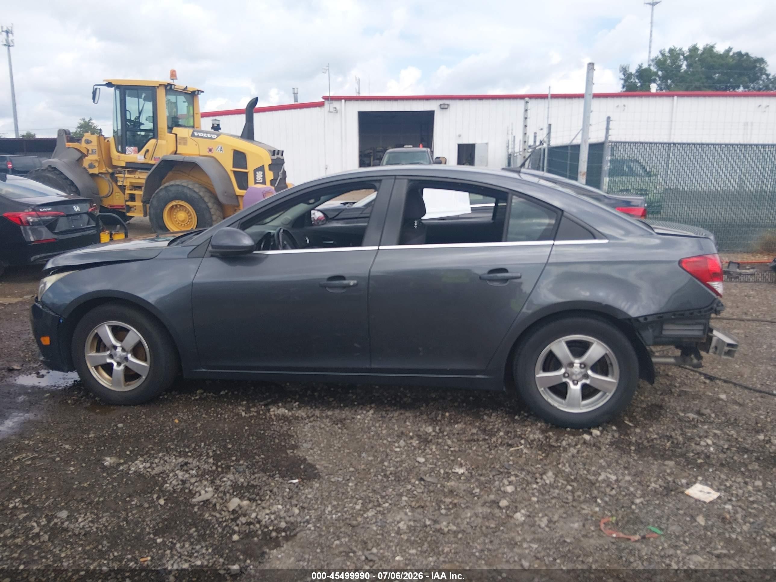 2013 Chevrolet Cruze 1lt Auto Серый vin: 1G1PC5SB3D7227920