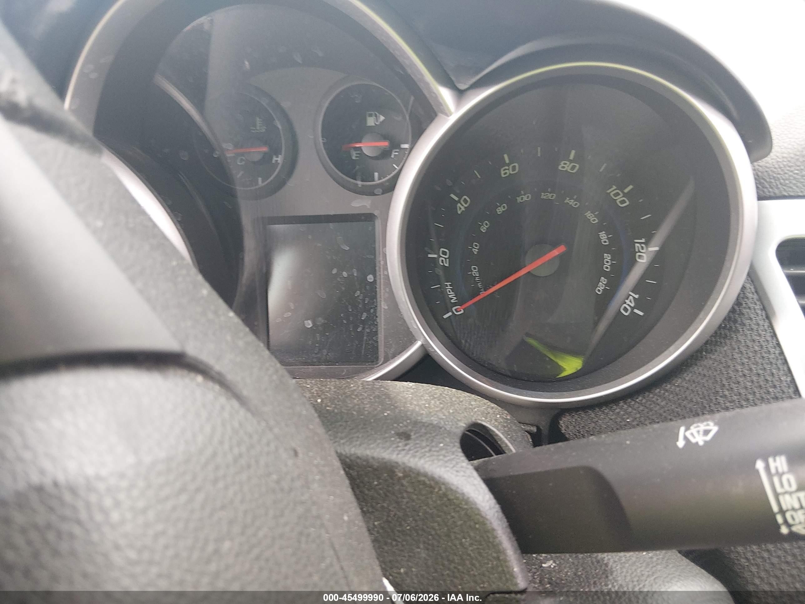 2013 Chevrolet Cruze 1lt Auto Серый vin: 1G1PC5SB3D7227920