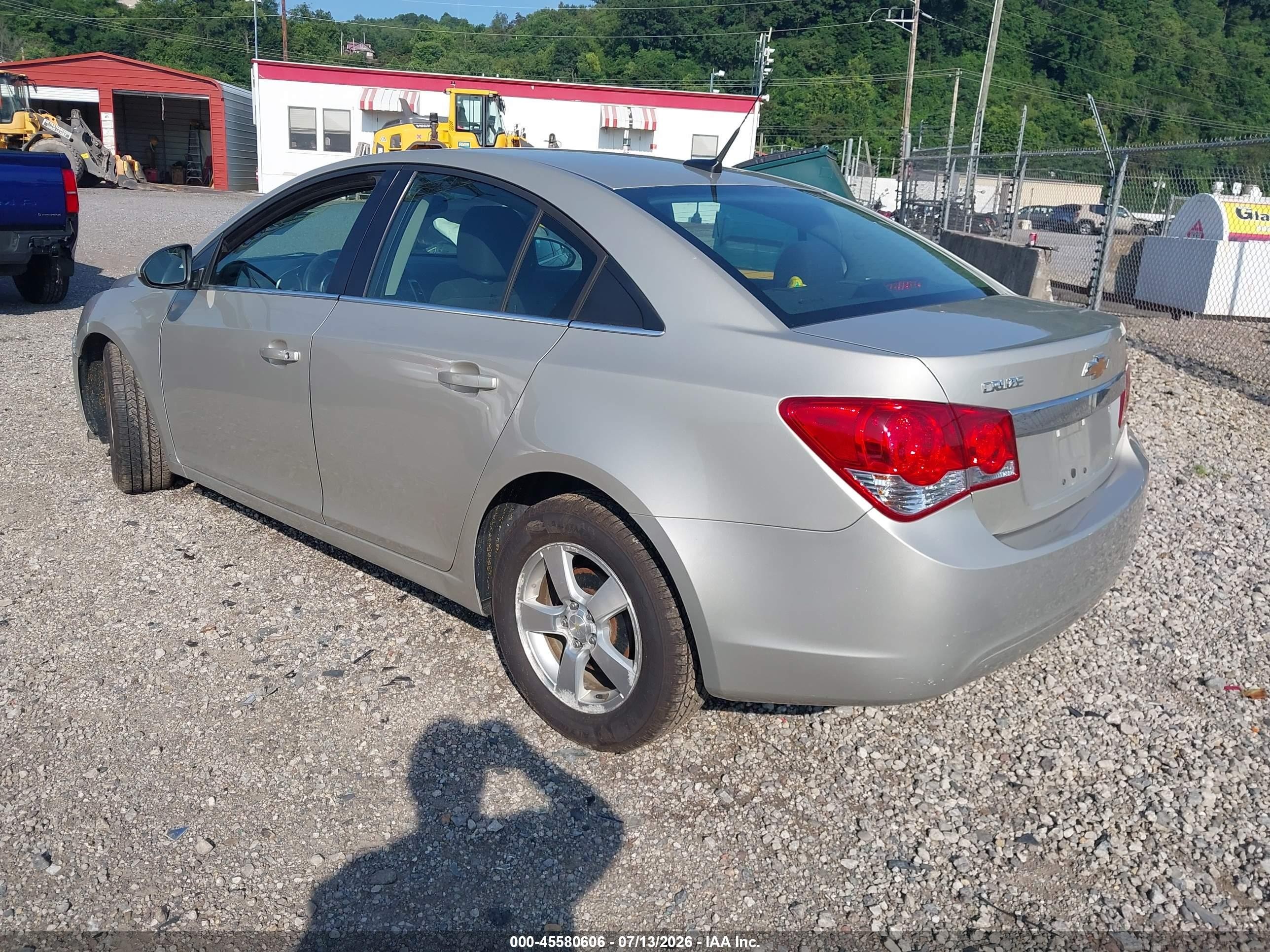 2013 Chevrolet Cruze 1lt Auto Beige vin: 1G1PC5SB3D7230218