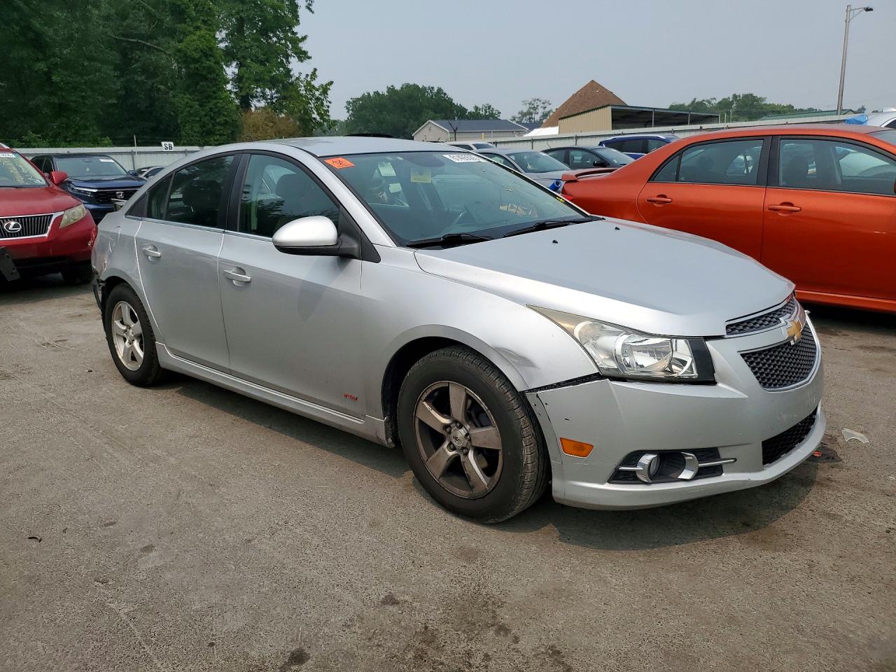 2013 Chevrolet Cruze Lt Silver vin: 1G1PC5SB3D7243082