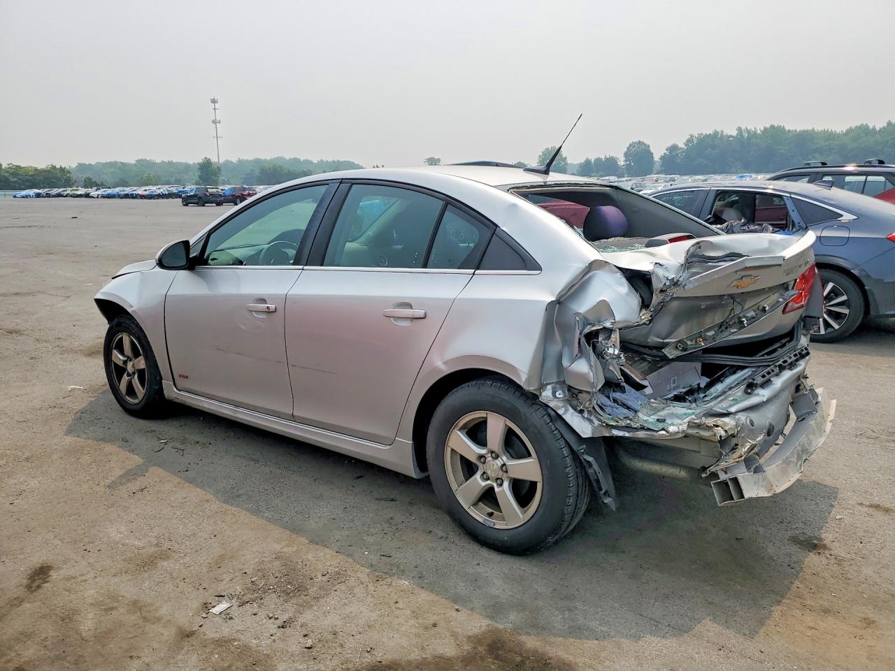 2013 Chevrolet Cruze Lt Silver vin: 1G1PC5SB3D7243082