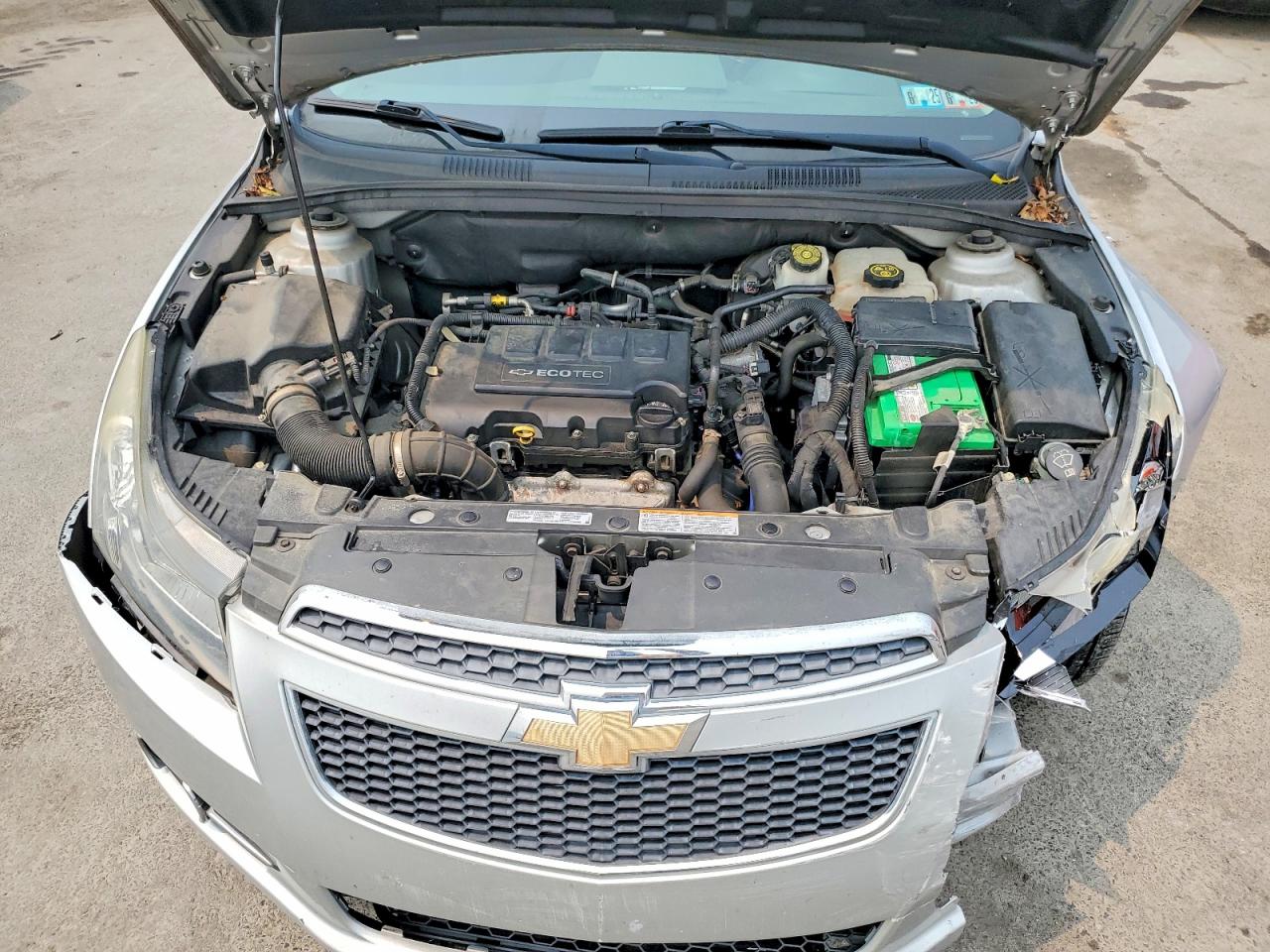 2013 Chevrolet Cruze Lt Silver vin: 1G1PC5SB3D7243082