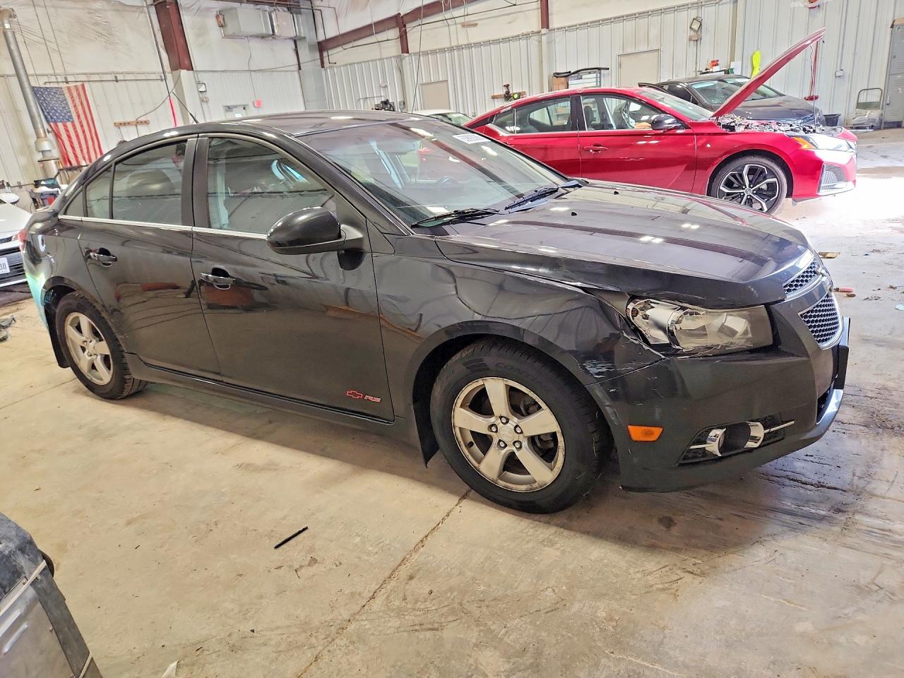 2013 Chevrolet Cruze Lt Black vin: 1G1PC5SB3D7250016