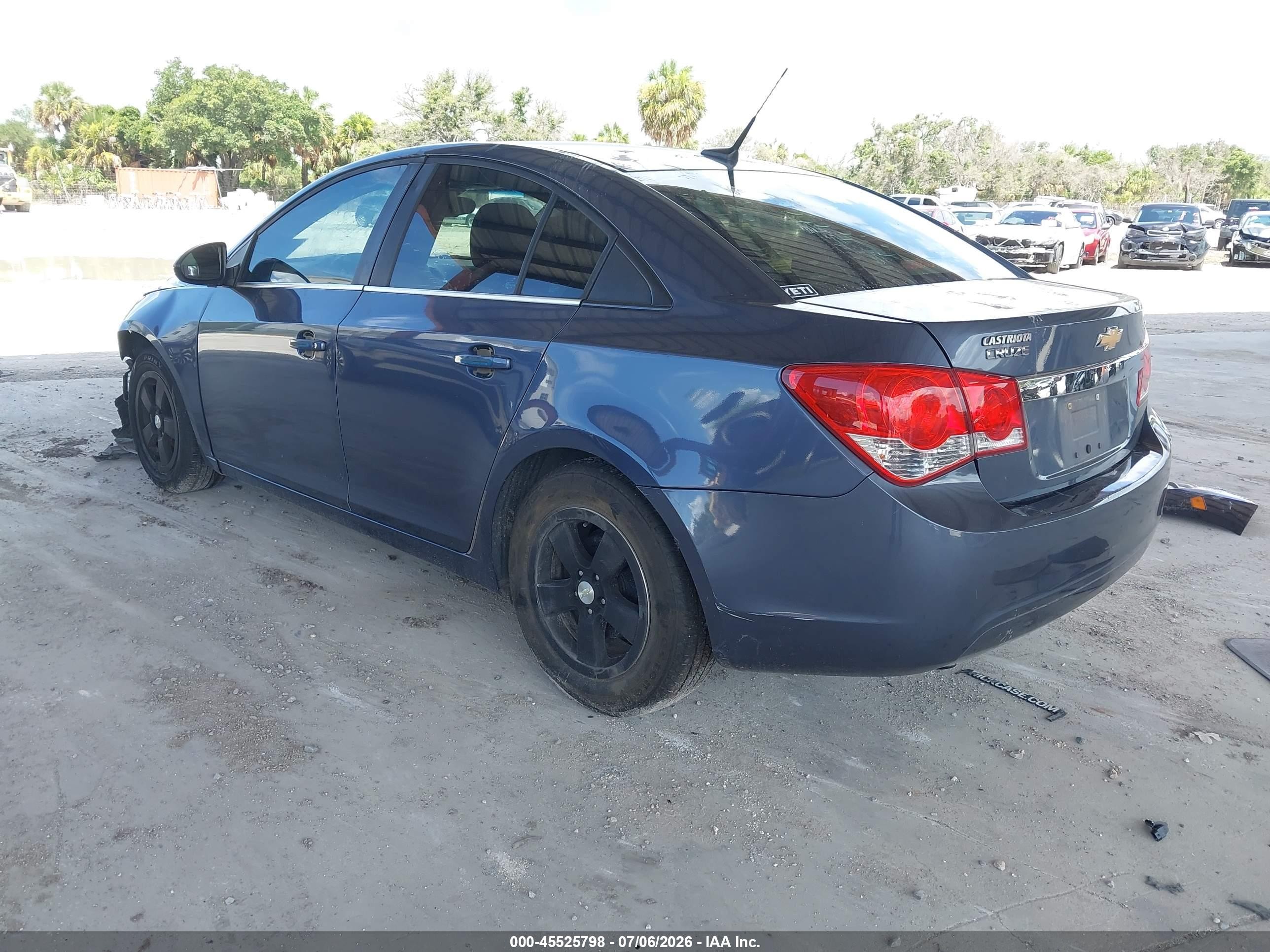 2013 Chevrolet Cruze 1lt Auto Dark Blue vin: 1G1PC5SB3D7265308