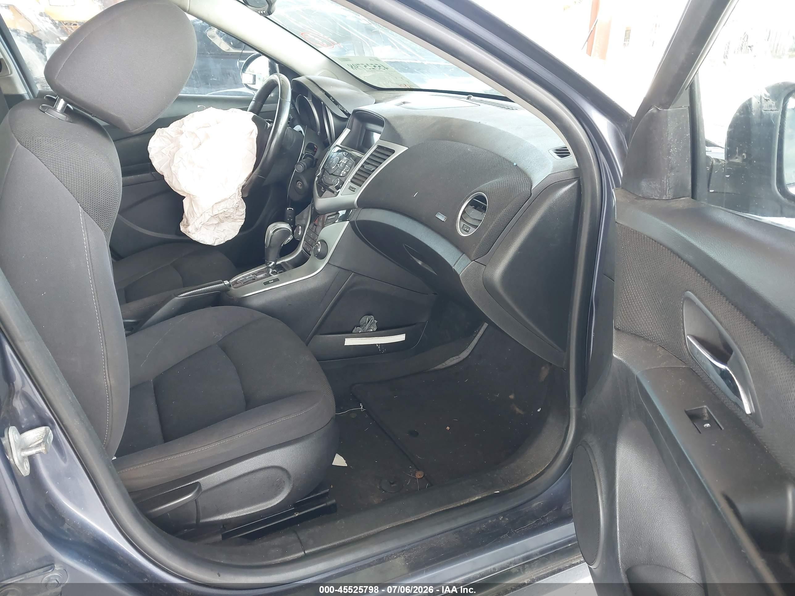 2013 Chevrolet Cruze 1lt Auto Dark Blue vin: 1G1PC5SB3D7265308