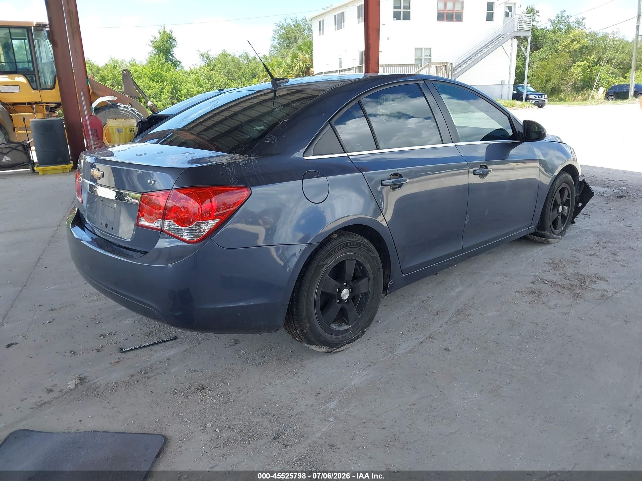 2013 Chevrolet Cruze 1lt Auto Dark Blue vin: 1G1PC5SB3D7265308