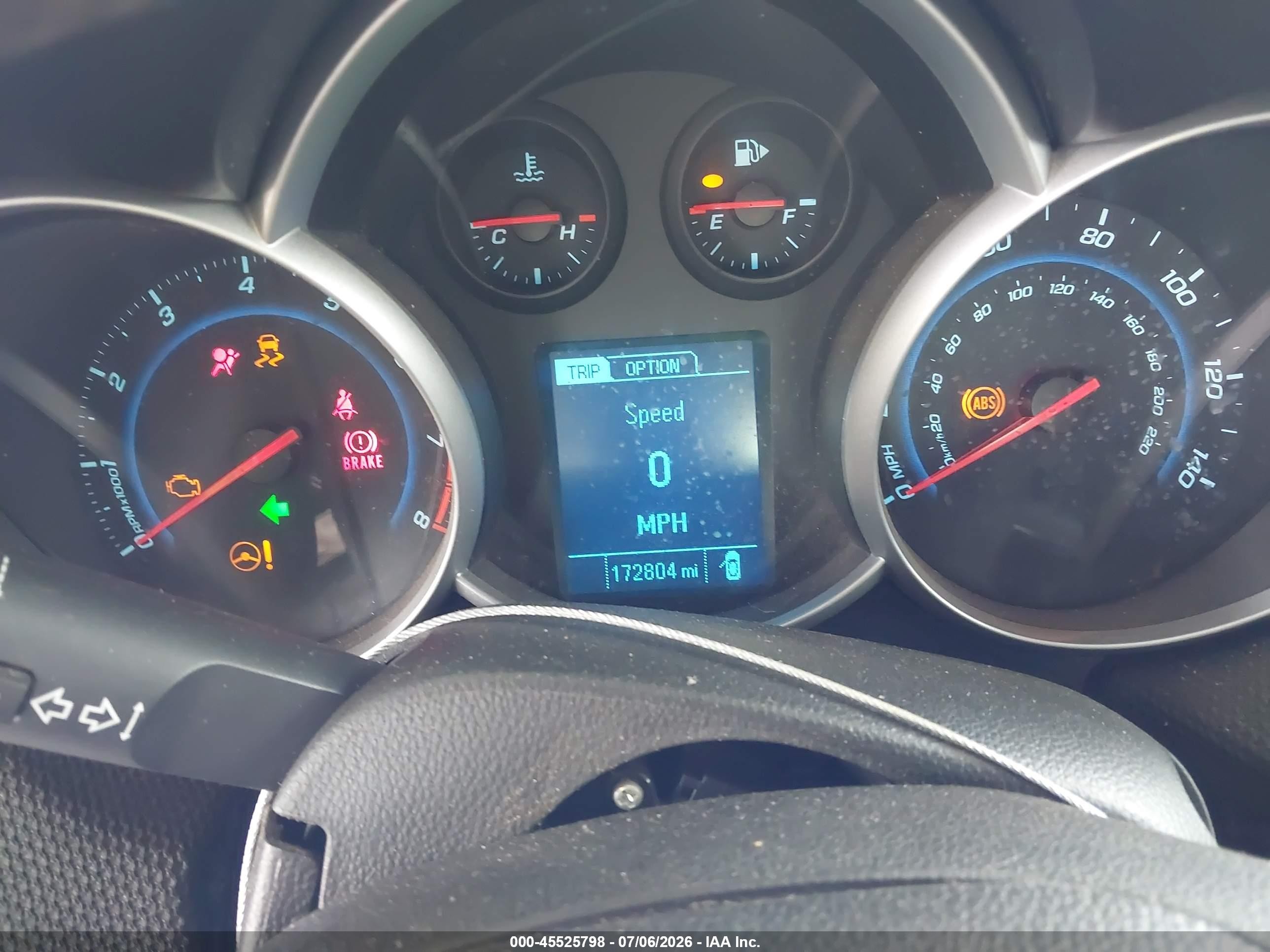 2013 Chevrolet Cruze 1lt Auto Dark Blue vin: 1G1PC5SB3D7265308