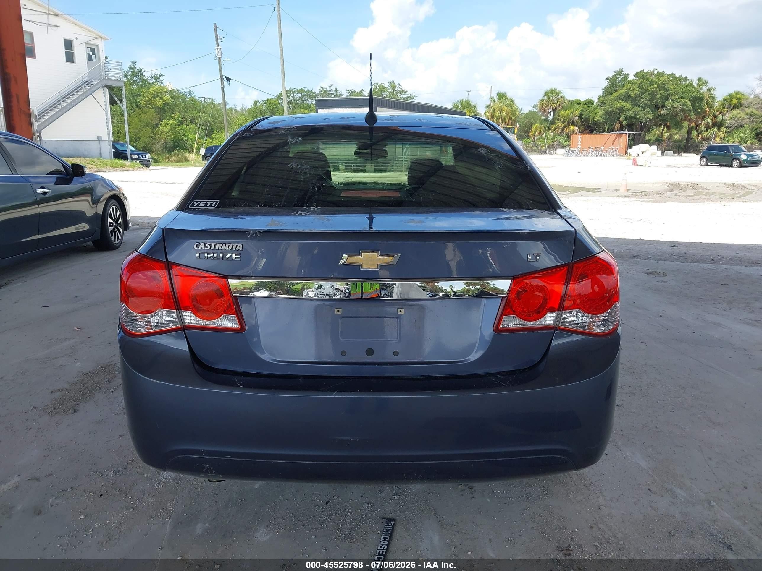 2013 Chevrolet Cruze 1lt Auto Dark Blue vin: 1G1PC5SB3D7265308