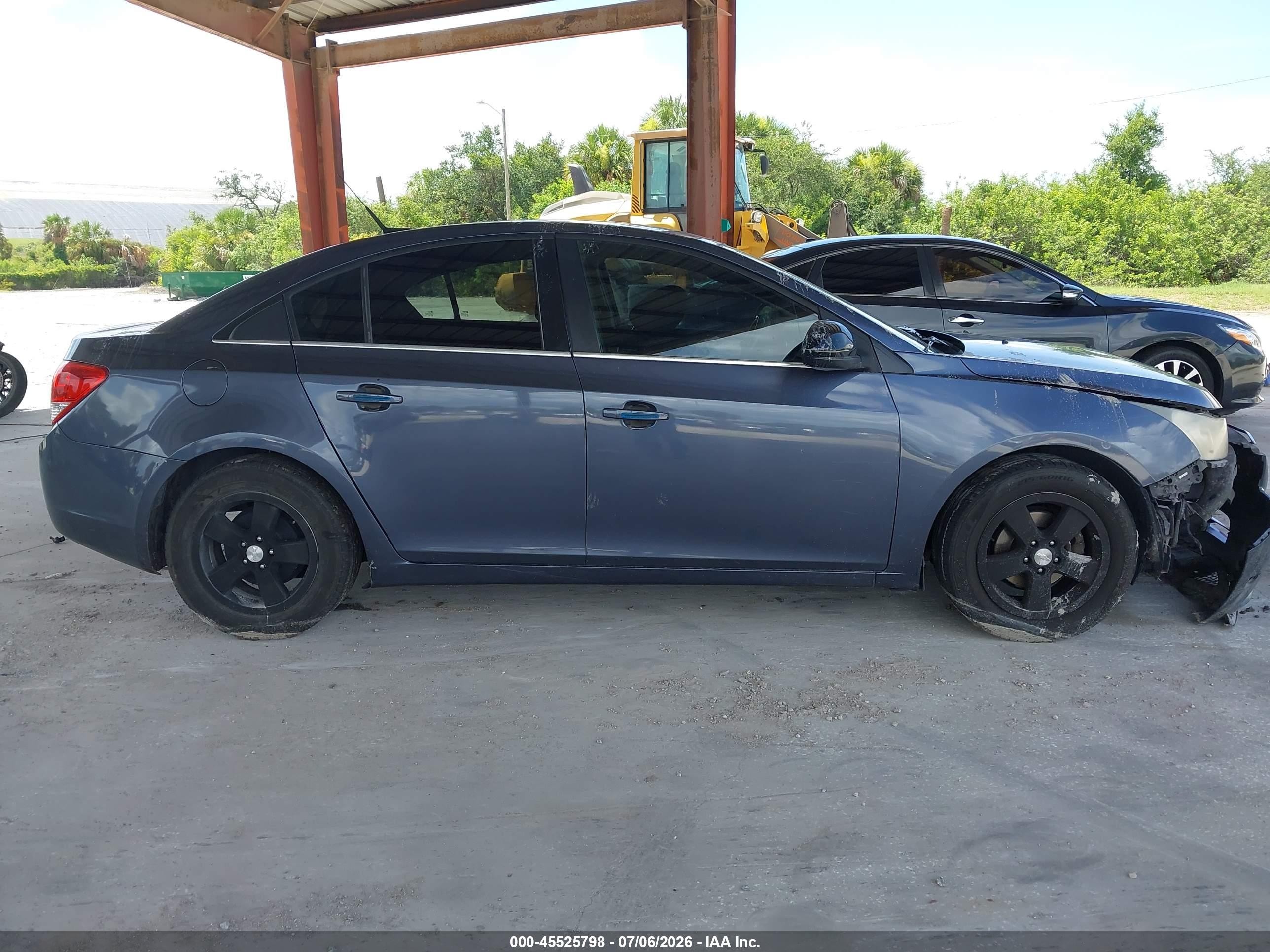 2013 Chevrolet Cruze 1lt Auto Dark Blue vin: 1G1PC5SB3D7265308