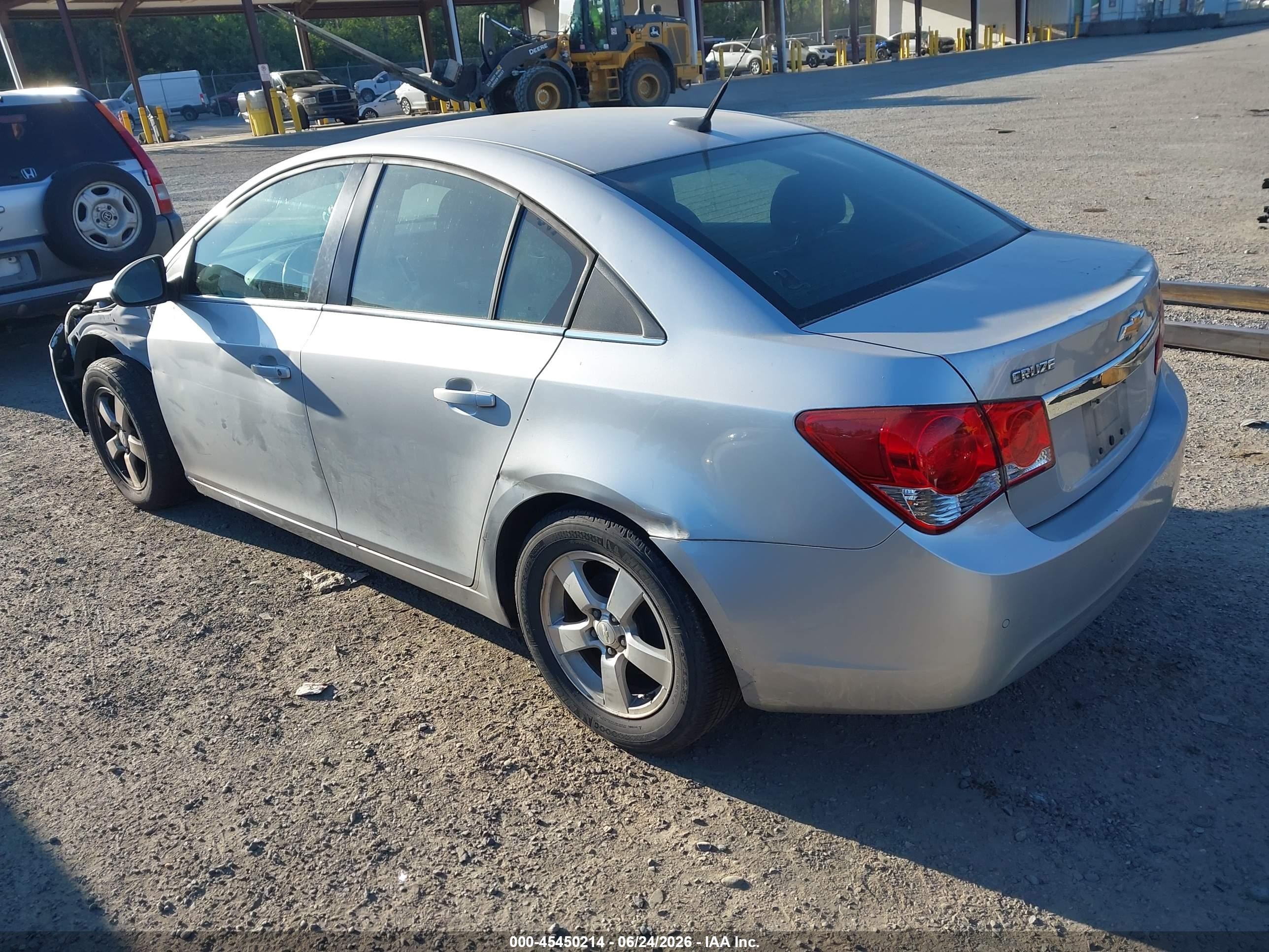 2013 Chevrolet Cruze 1lt Auto Silver vin: 1G1PC5SB3D7266393
