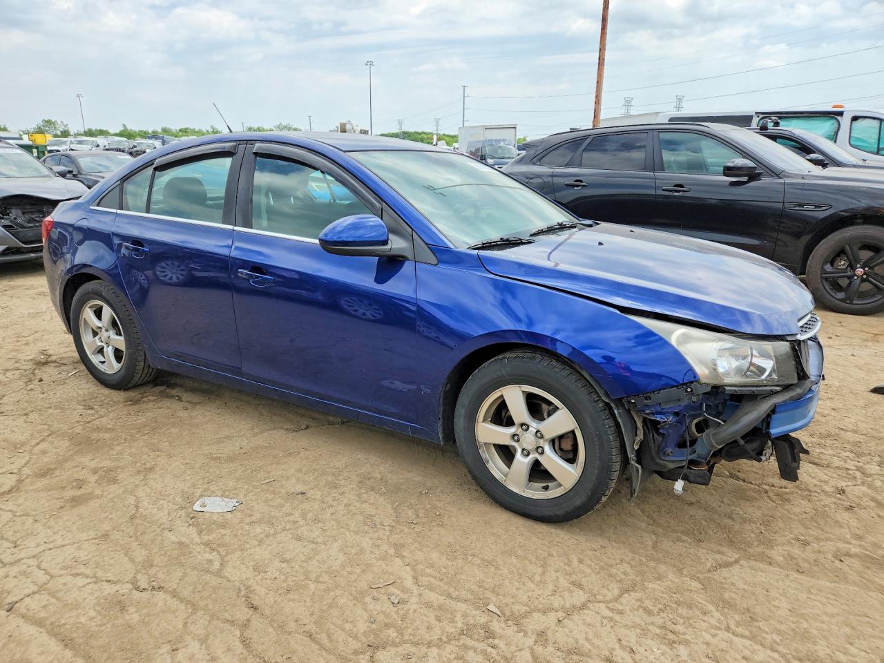 2013 Chevrolet Cruze Lt Blue vin: 1G1PC5SB3D7285154