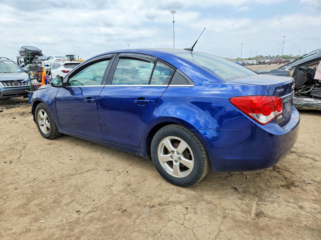 2013 Chevrolet Cruze Lt Blue vin: 1G1PC5SB3D7285154