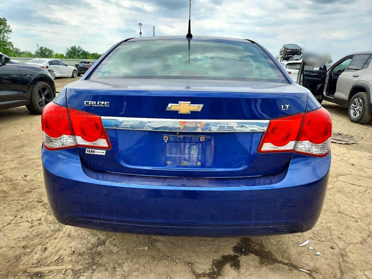 2013 Chevrolet Cruze Lt Blue vin: 1G1PC5SB3D7285154