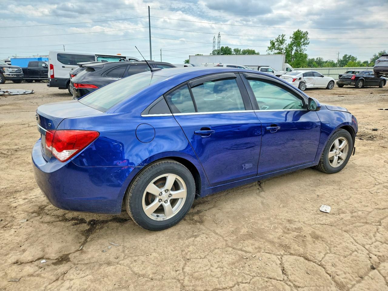 2013 Chevrolet Cruze Lt Blue vin: 1G1PC5SB3D7285154
