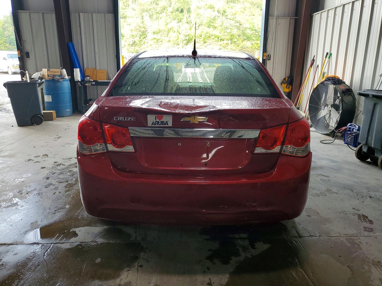 2013 Chevrolet Cruze Lt Red vin: 1G1PC5SB3D7286126