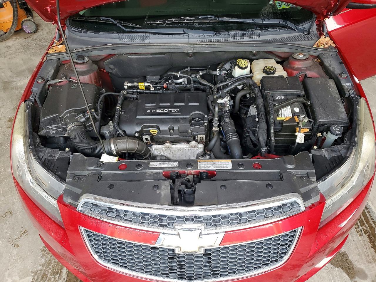 2013 Chevrolet Cruze Lt Red vin: 1G1PC5SB3D7286126