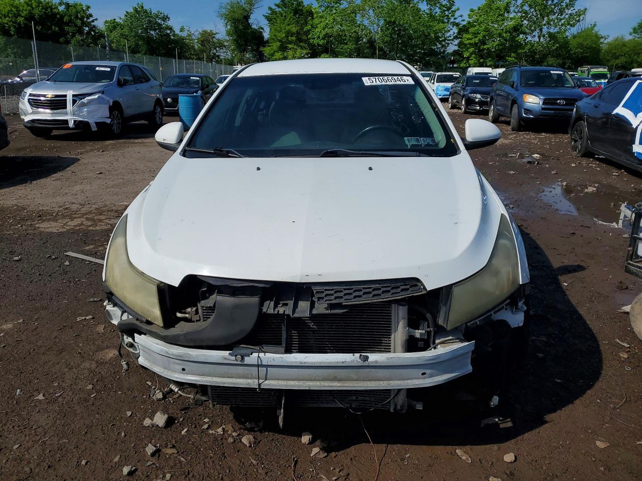 2013 Chevrolet Cruze Lt Белый vin: 1G1PC5SB3D7286756