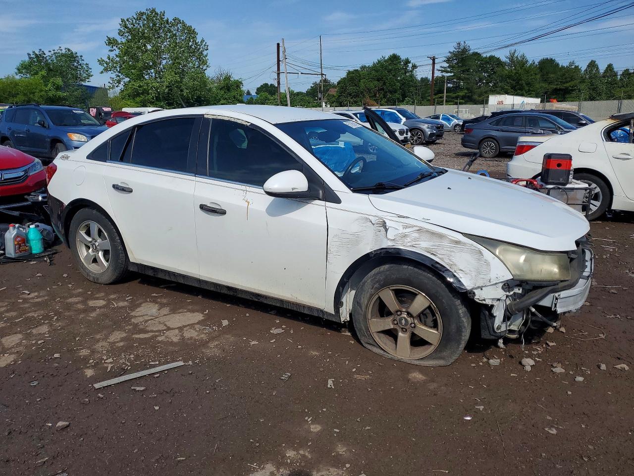 2013 Chevrolet Cruze Lt Белый vin: 1G1PC5SB3D7286756