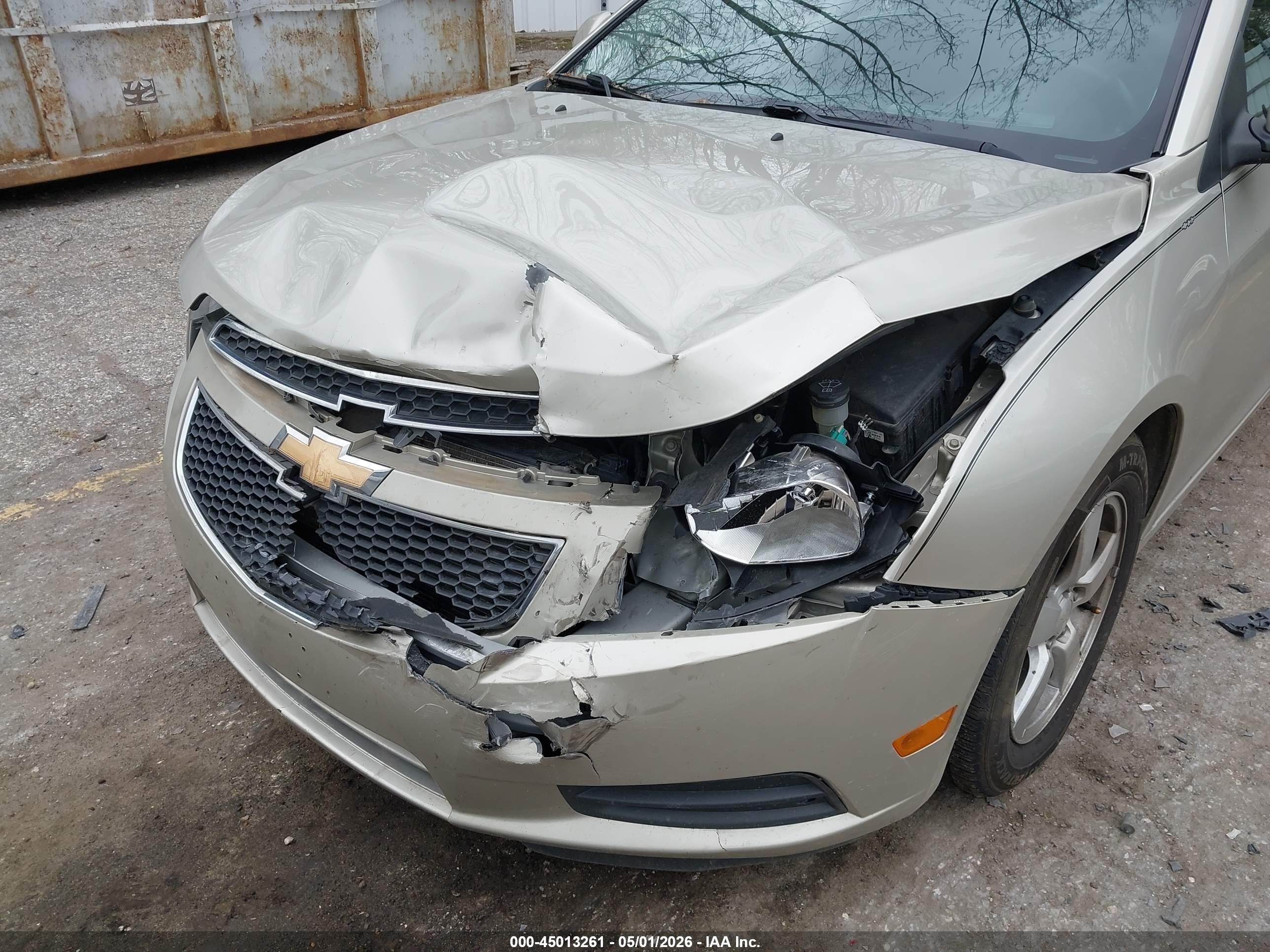 2014 Chevrolet Cruze 1lt Auto Beige vin: 1G1PC5SB3E7105611