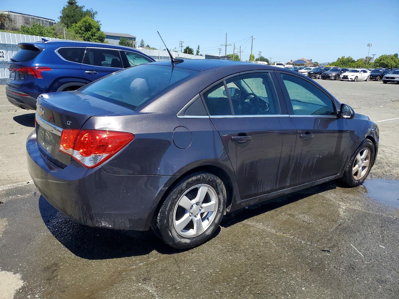 2014 Chevrolet Cruze Lt Gray vin: 1G1PC5SB3E7106774