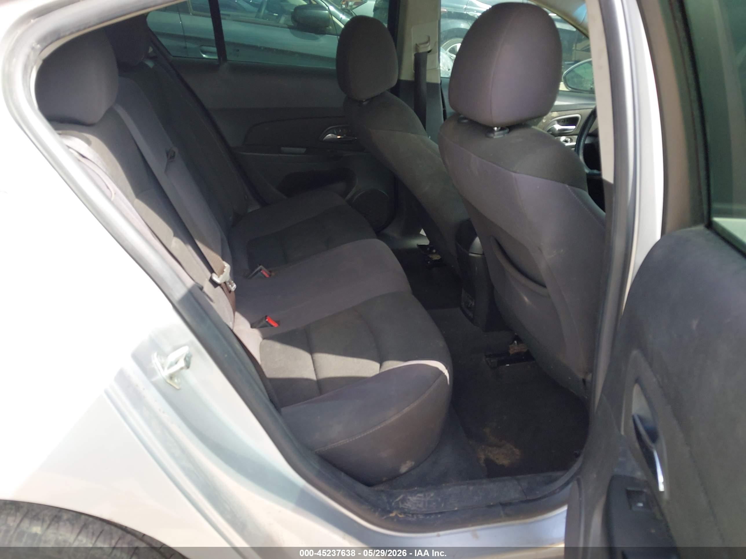 2014 Chevrolet Cruze 1lt Auto Silver vin: 1G1PC5SB3E7130024