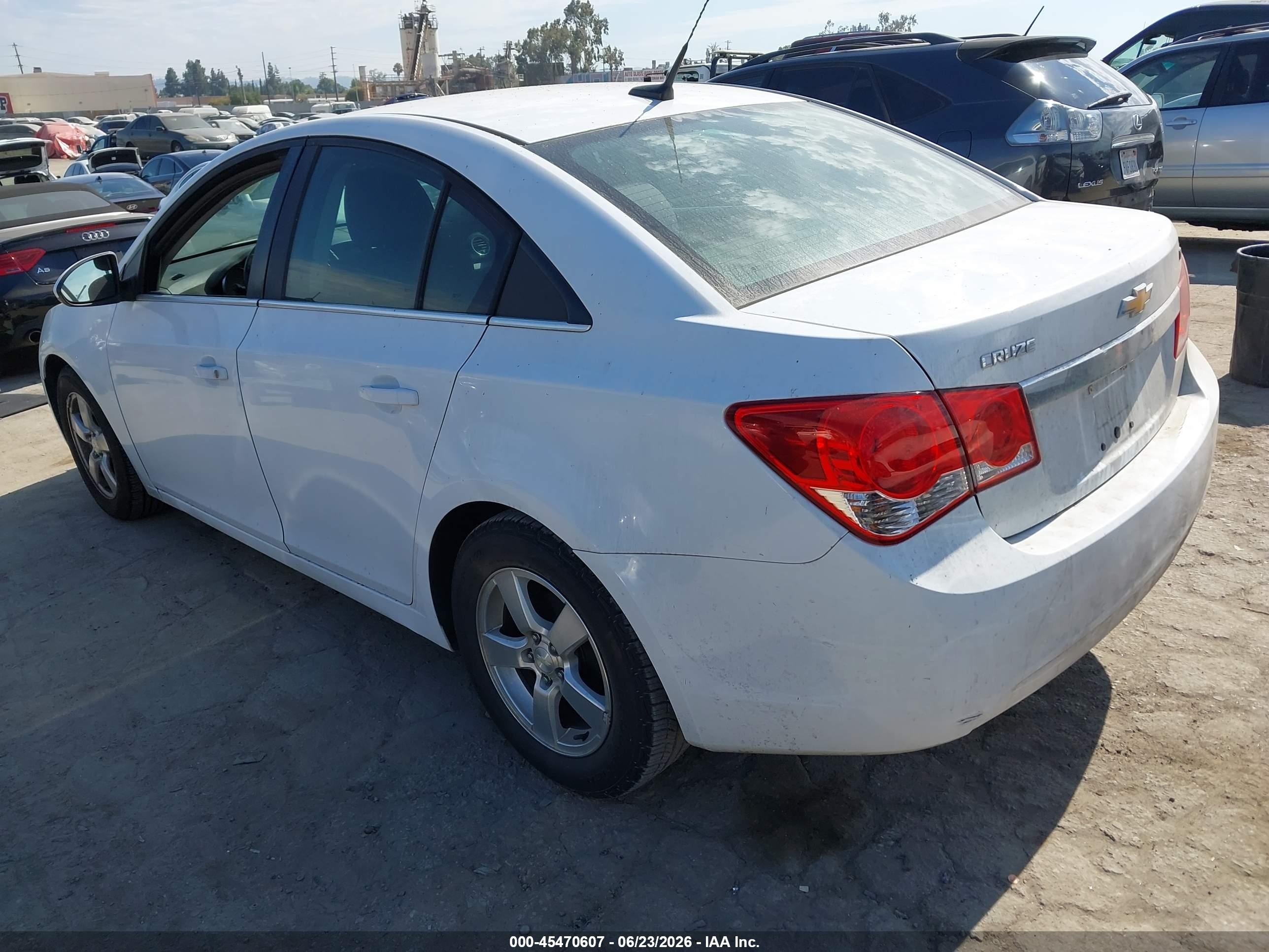 2014 Chevrolet Cruze 1lt Auto White vin: 1G1PC5SB3E7130895