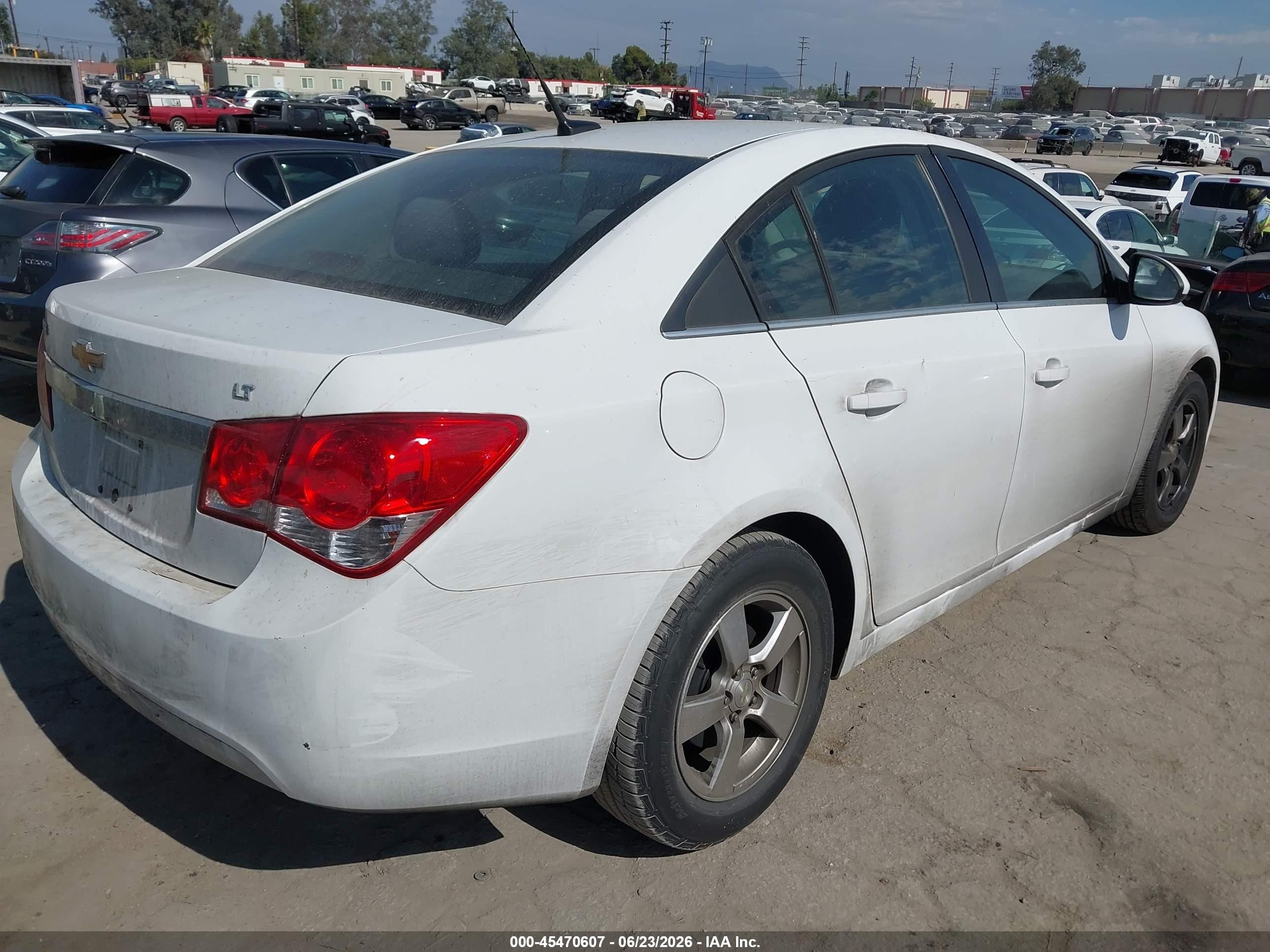 2014 Chevrolet Cruze 1lt Auto White vin: 1G1PC5SB3E7130895
