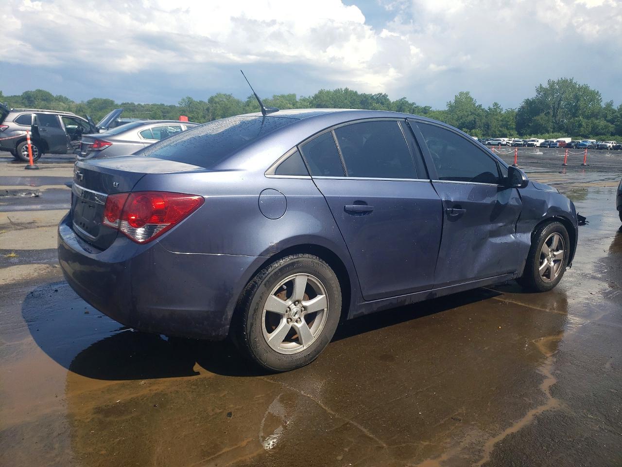 2014 Chevrolet Cruze Lt Blue vin: 1G1PC5SB3E7167400