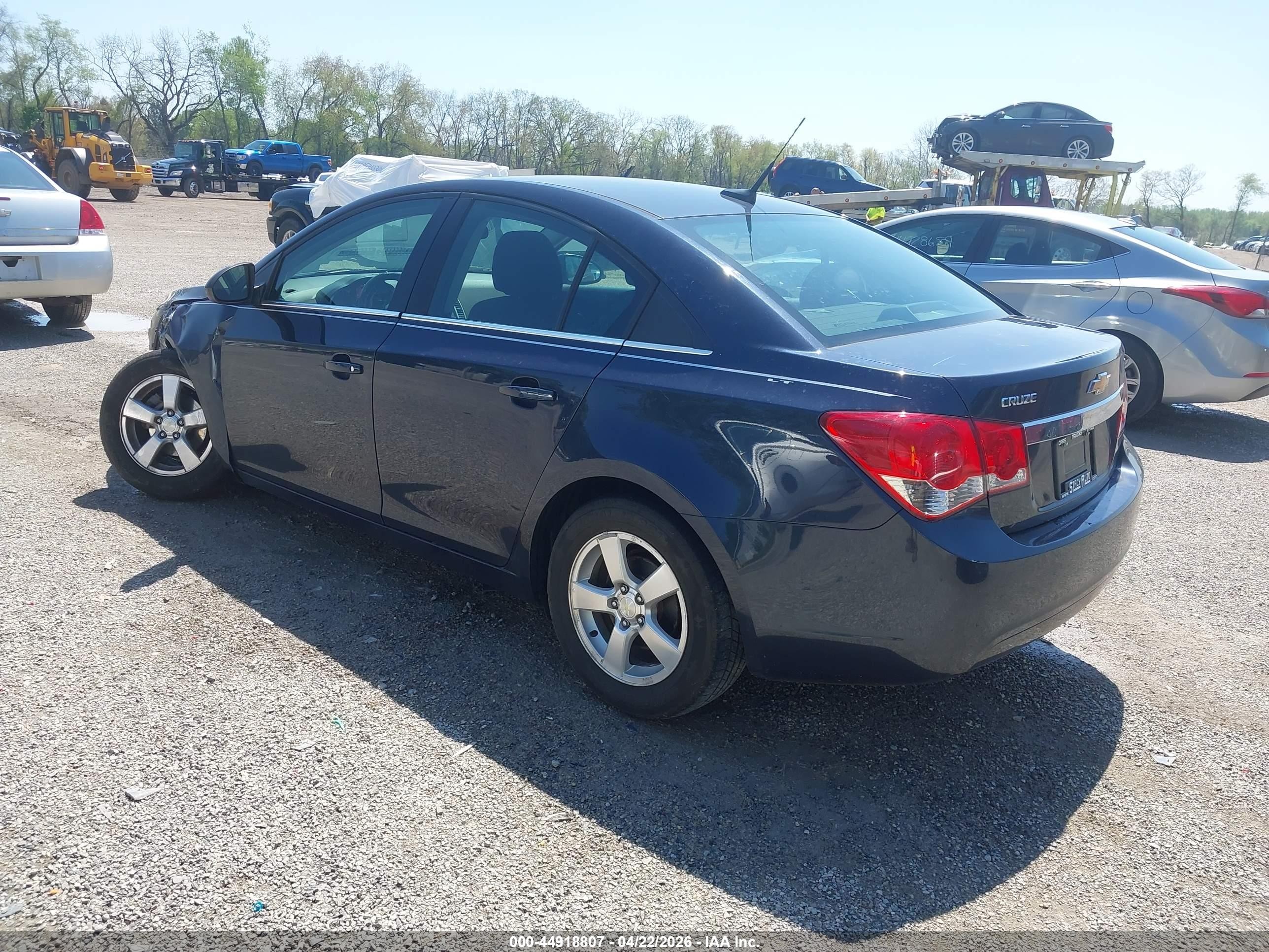2014 Chevrolet Cruze 1lt Auto Blue vin: 1G1PC5SB3E7172774
