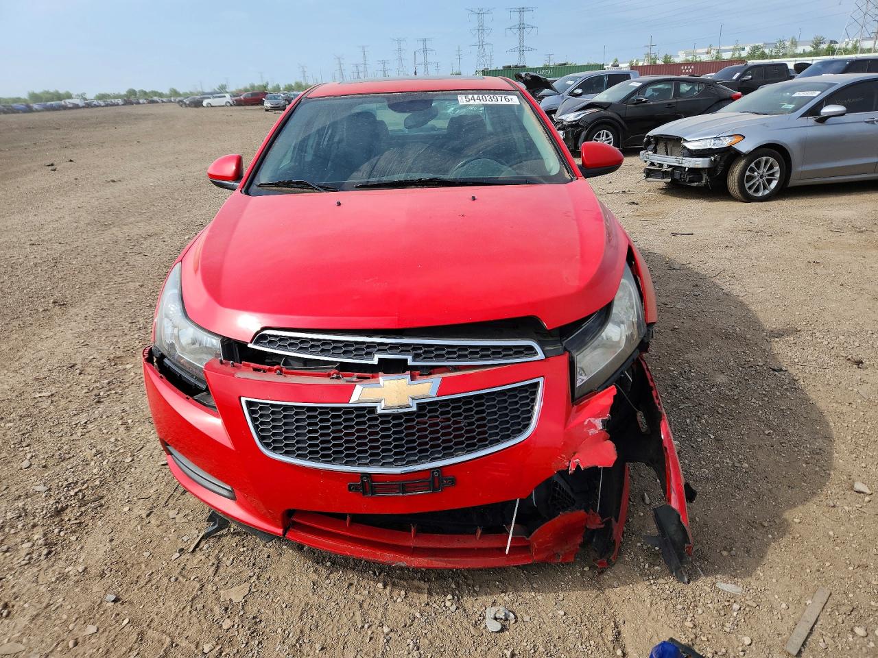2014 Chevrolet Cruze Lt Red vin: 1G1PC5SB3E7197321