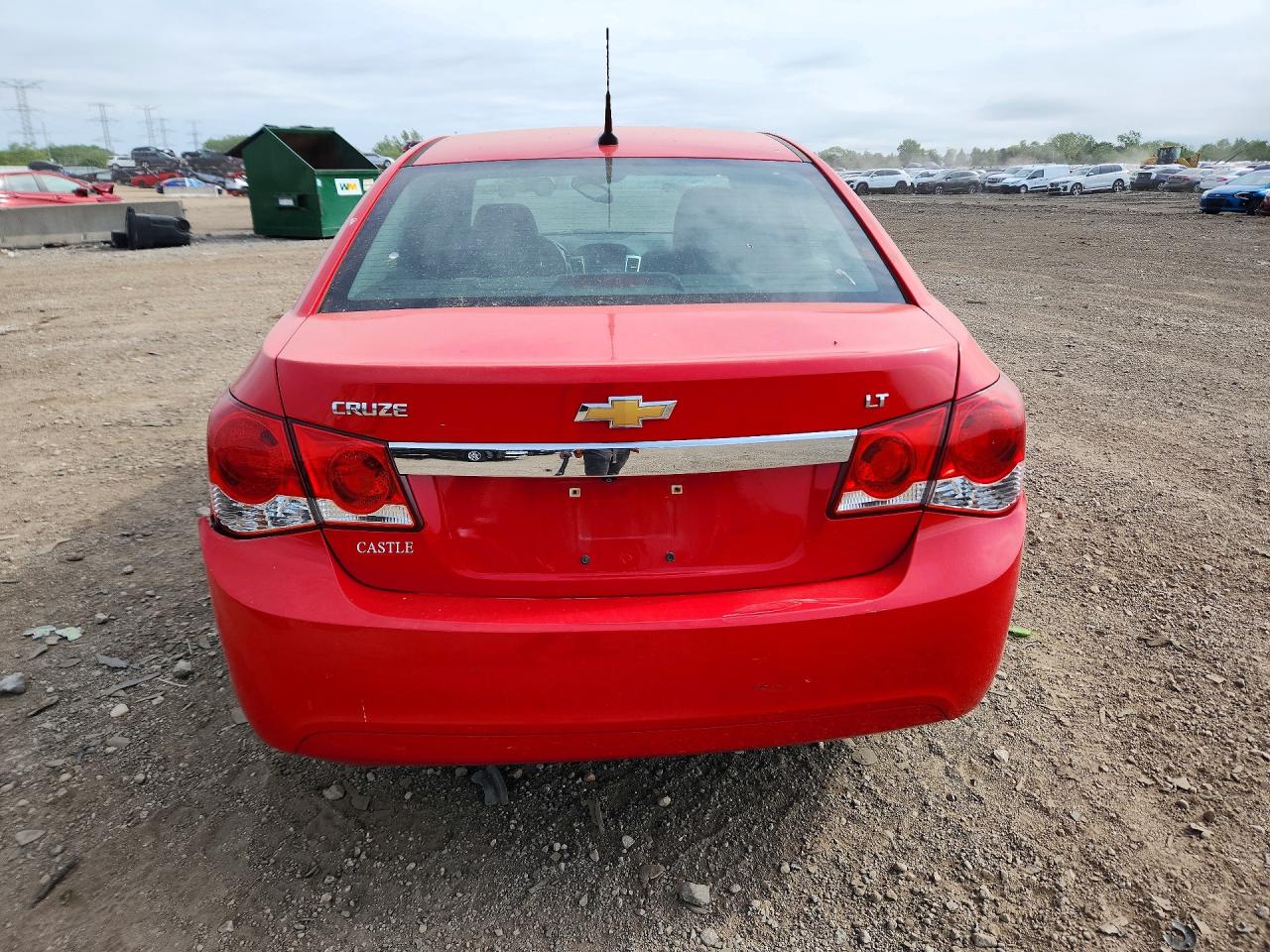 2014 Chevrolet Cruze Lt Red vin: 1G1PC5SB3E7197321