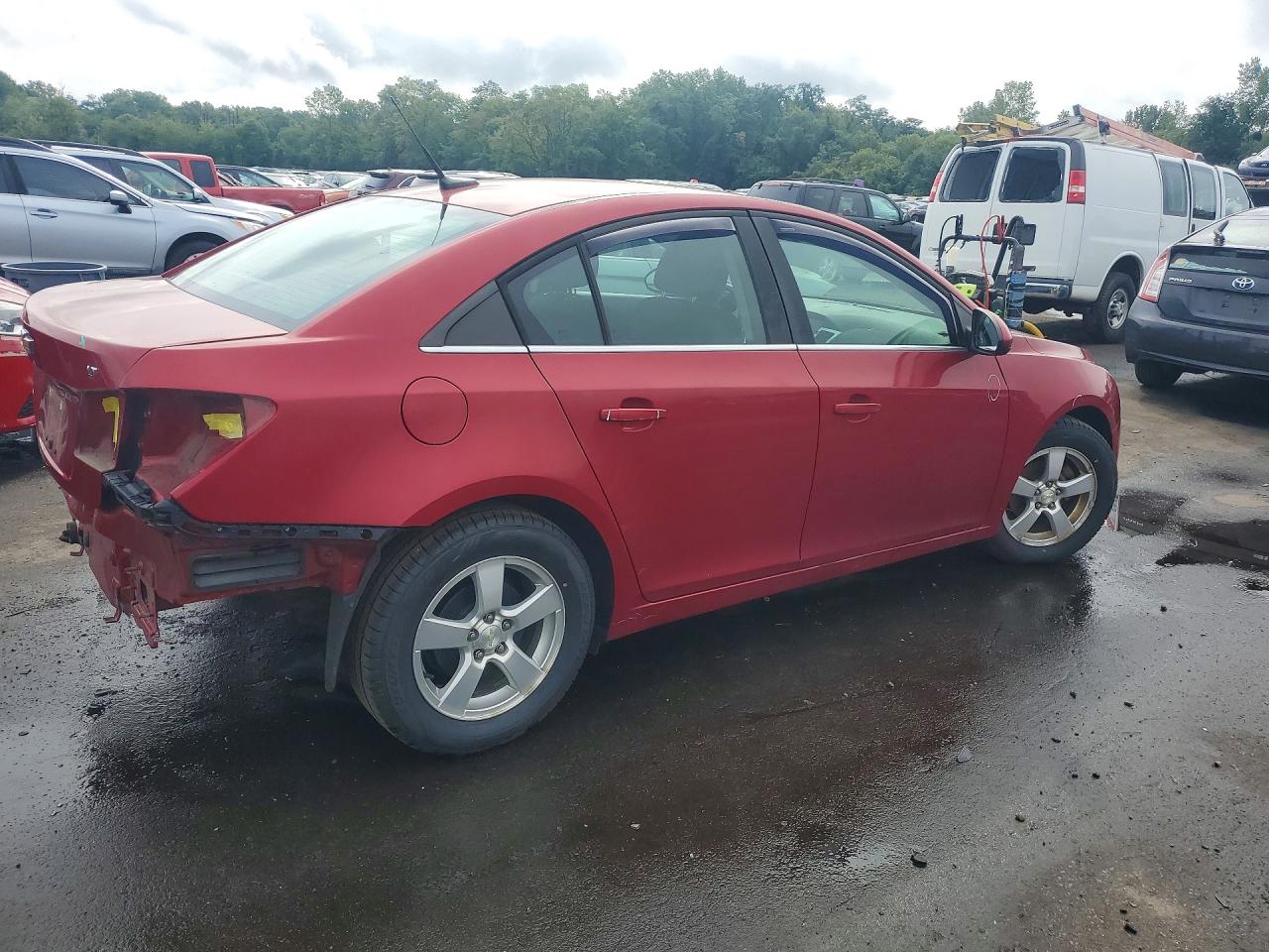 2014 Chevrolet Cruze Lt Red vin: 1G1PC5SB3E7206633