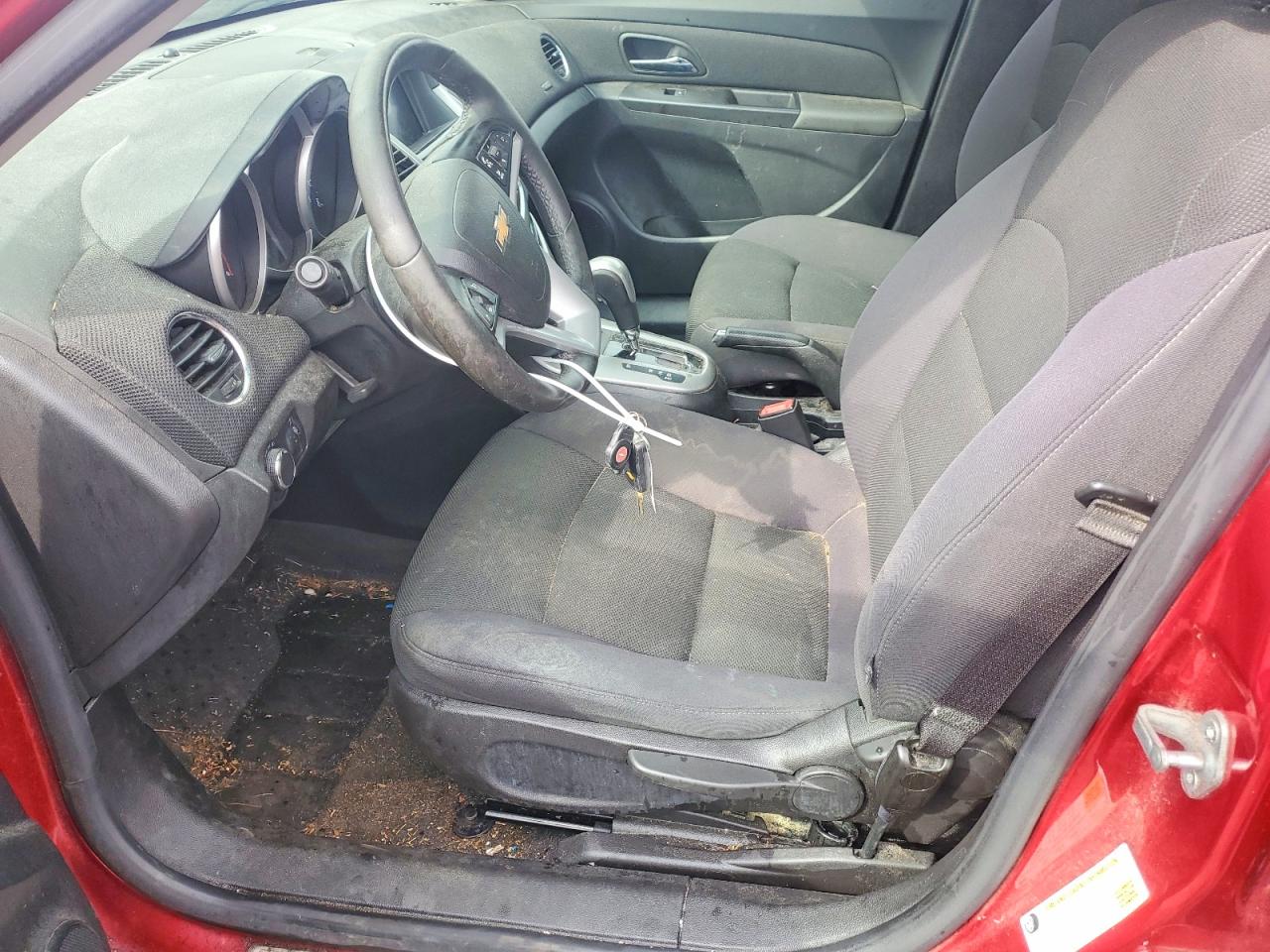 2014 Chevrolet Cruze Lt Red vin: 1G1PC5SB3E7206633