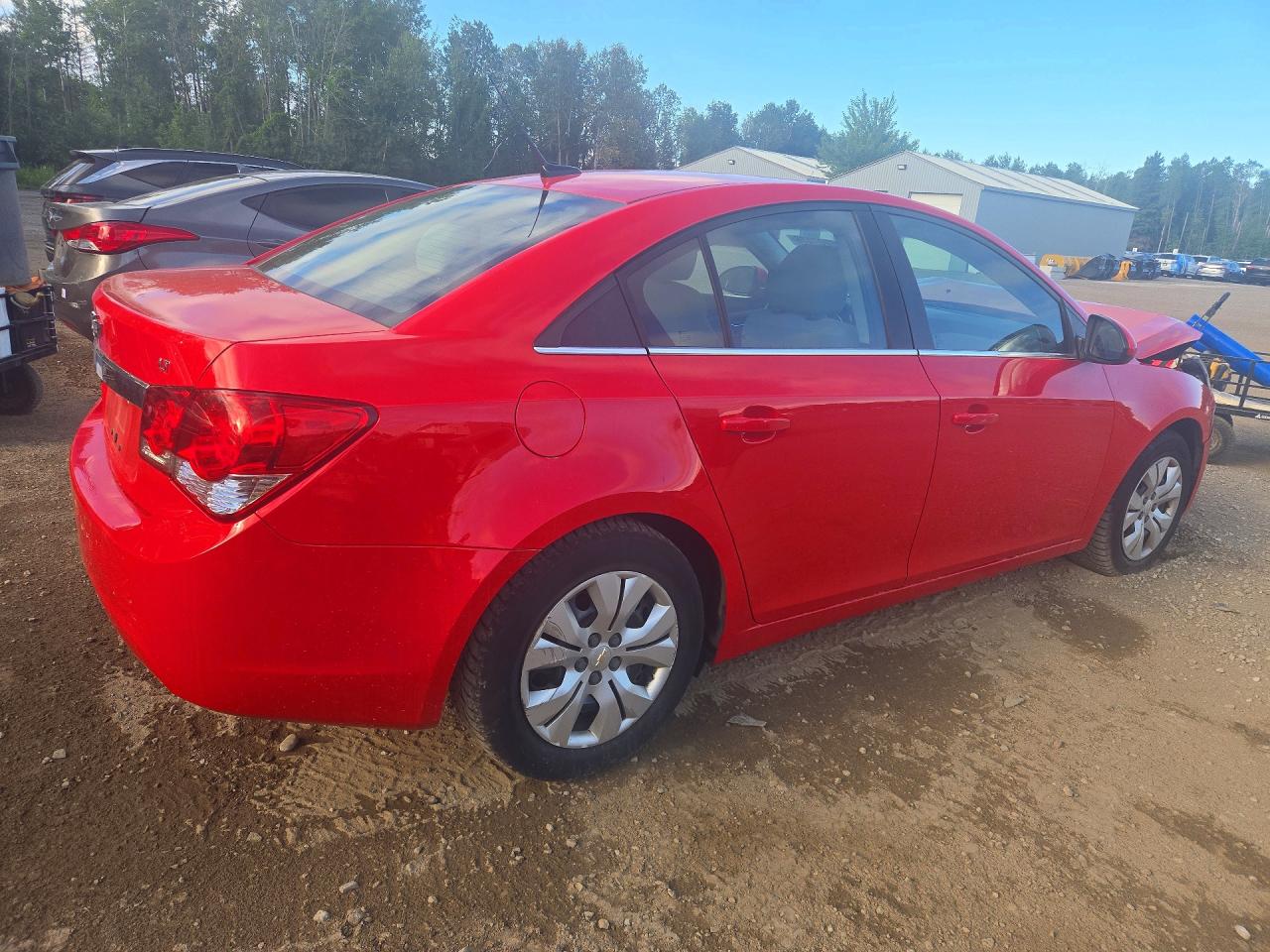 2014 Chevrolet Cruze Lt Red vin: 1G1PC5SB3E7207605