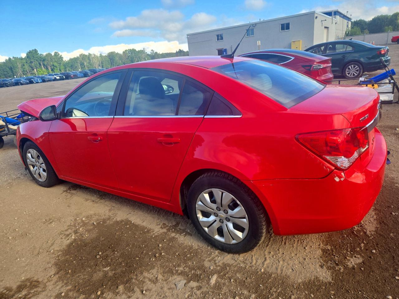 2014 Chevrolet Cruze Lt Red vin: 1G1PC5SB3E7207605