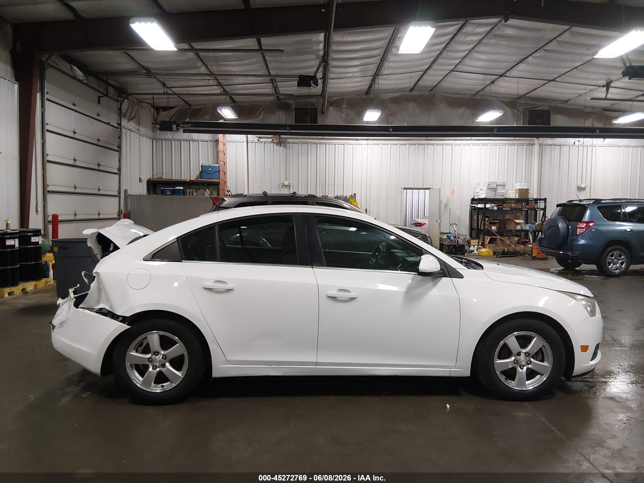 2014 Chevrolet Cruze 1lt Auto White vin: 1G1PC5SB3E7208558