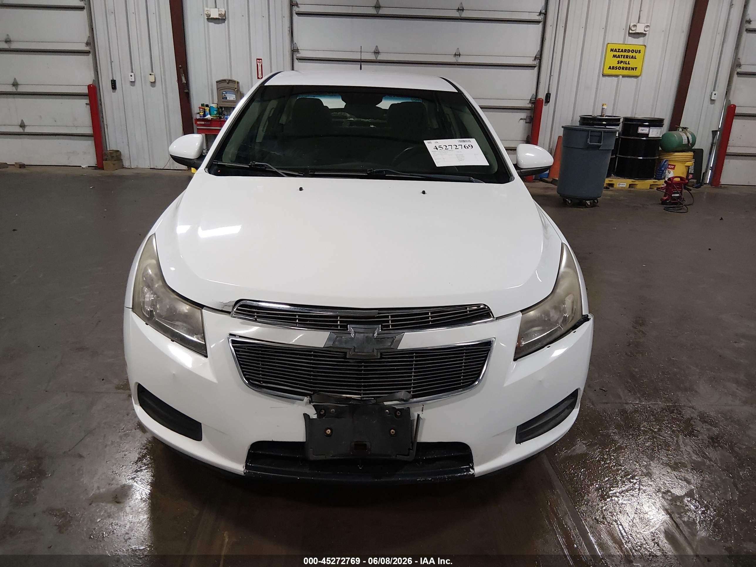 2014 Chevrolet Cruze 1lt Auto White vin: 1G1PC5SB3E7208558