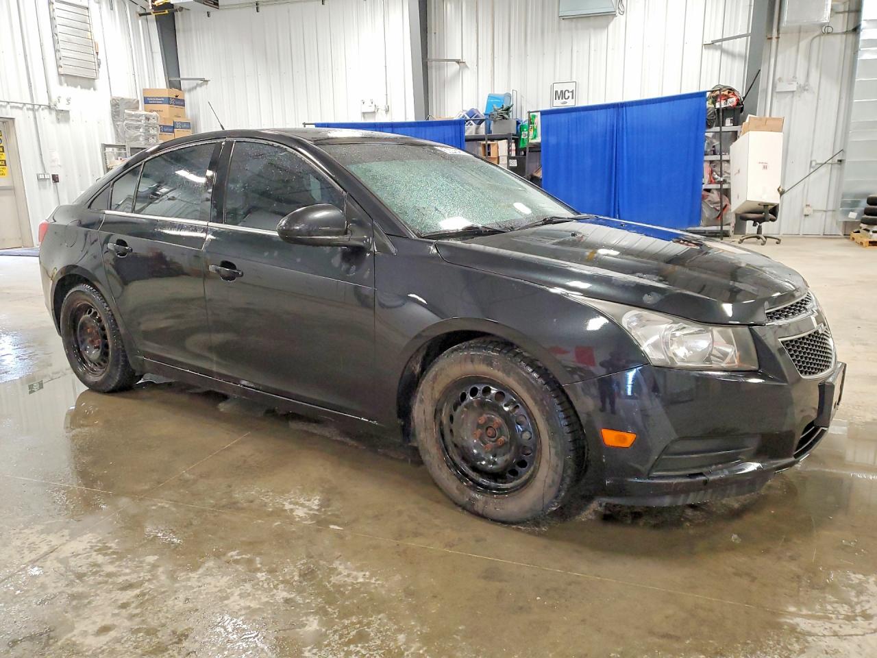 2014 Chevrolet Cruze Lt Black vin: 1G1PC5SB3E7209533