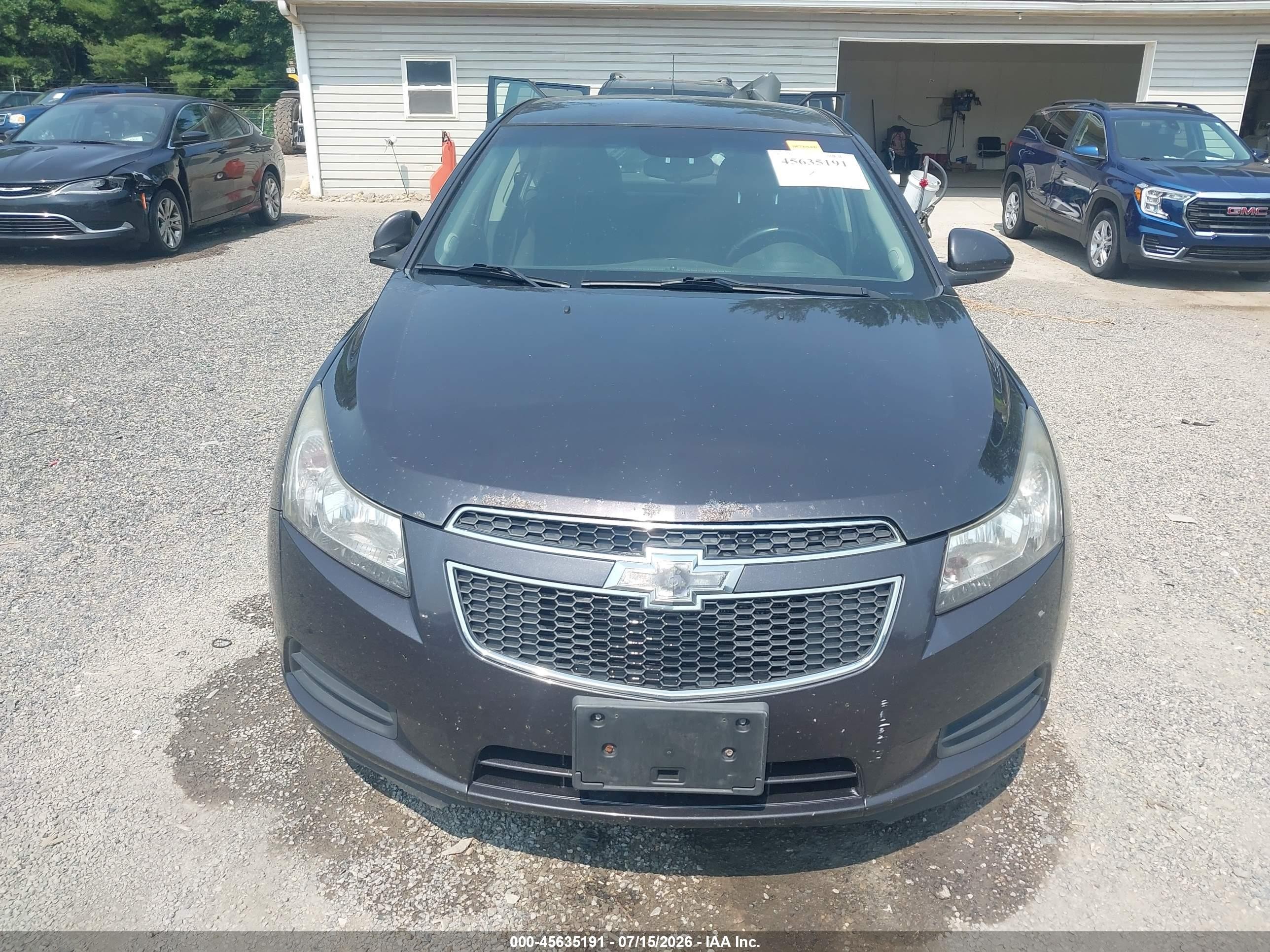 2014 Chevrolet Cruze 1lt Auto Black vin: 1G1PC5SB3E7217809