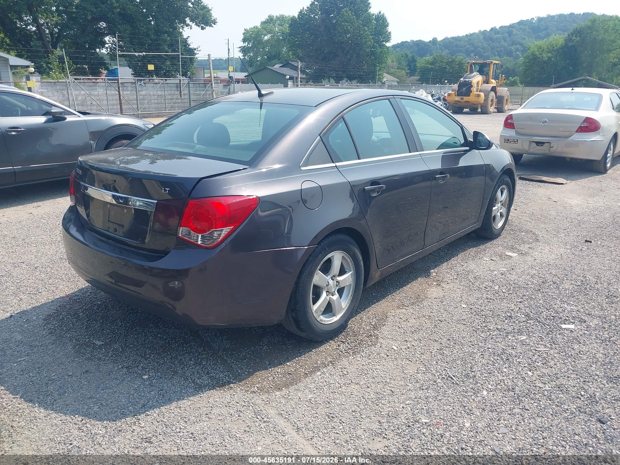 2014 Chevrolet Cruze 1lt Auto Black vin: 1G1PC5SB3E7217809