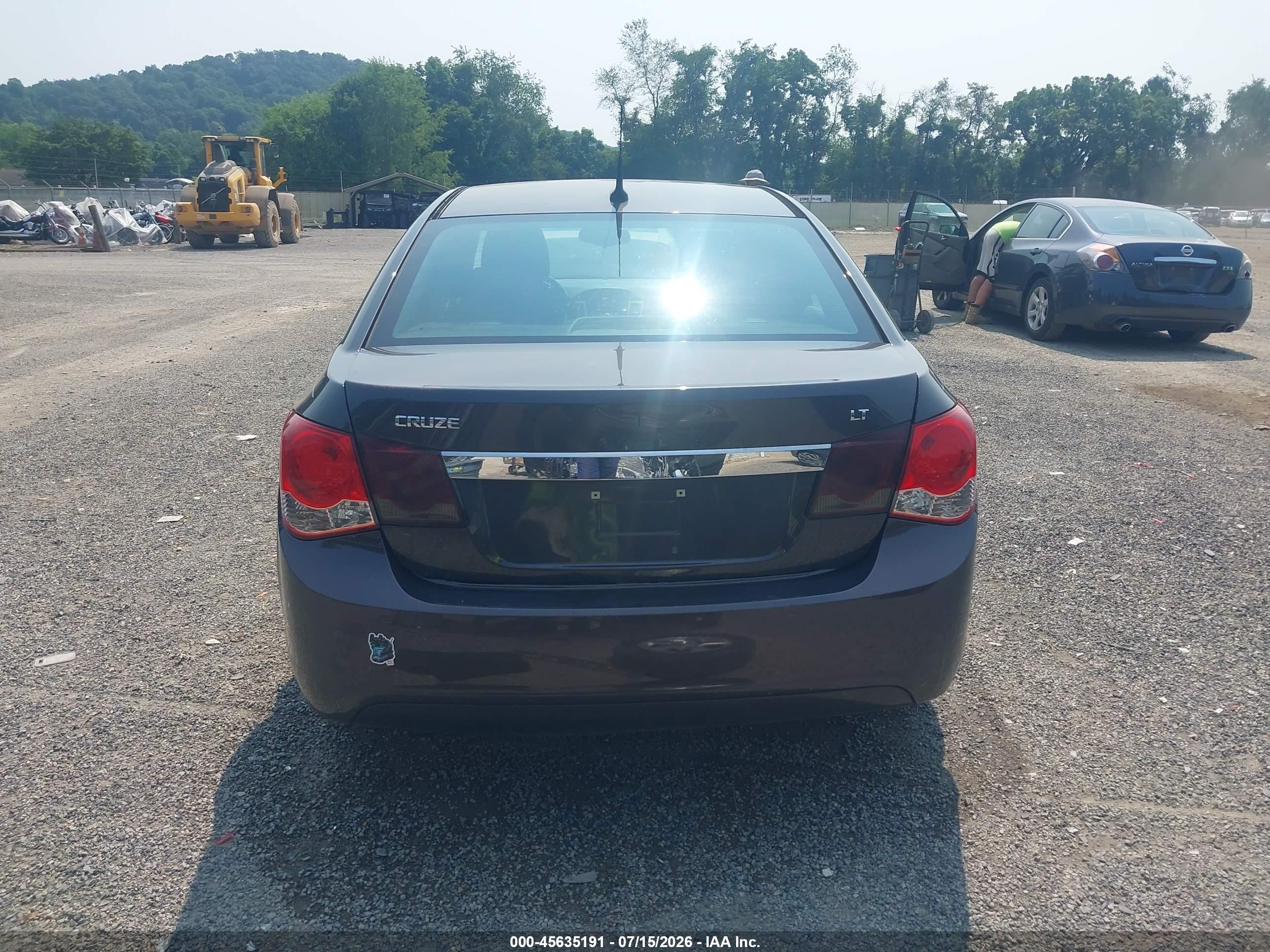 2014 Chevrolet Cruze 1lt Auto Black vin: 1G1PC5SB3E7217809