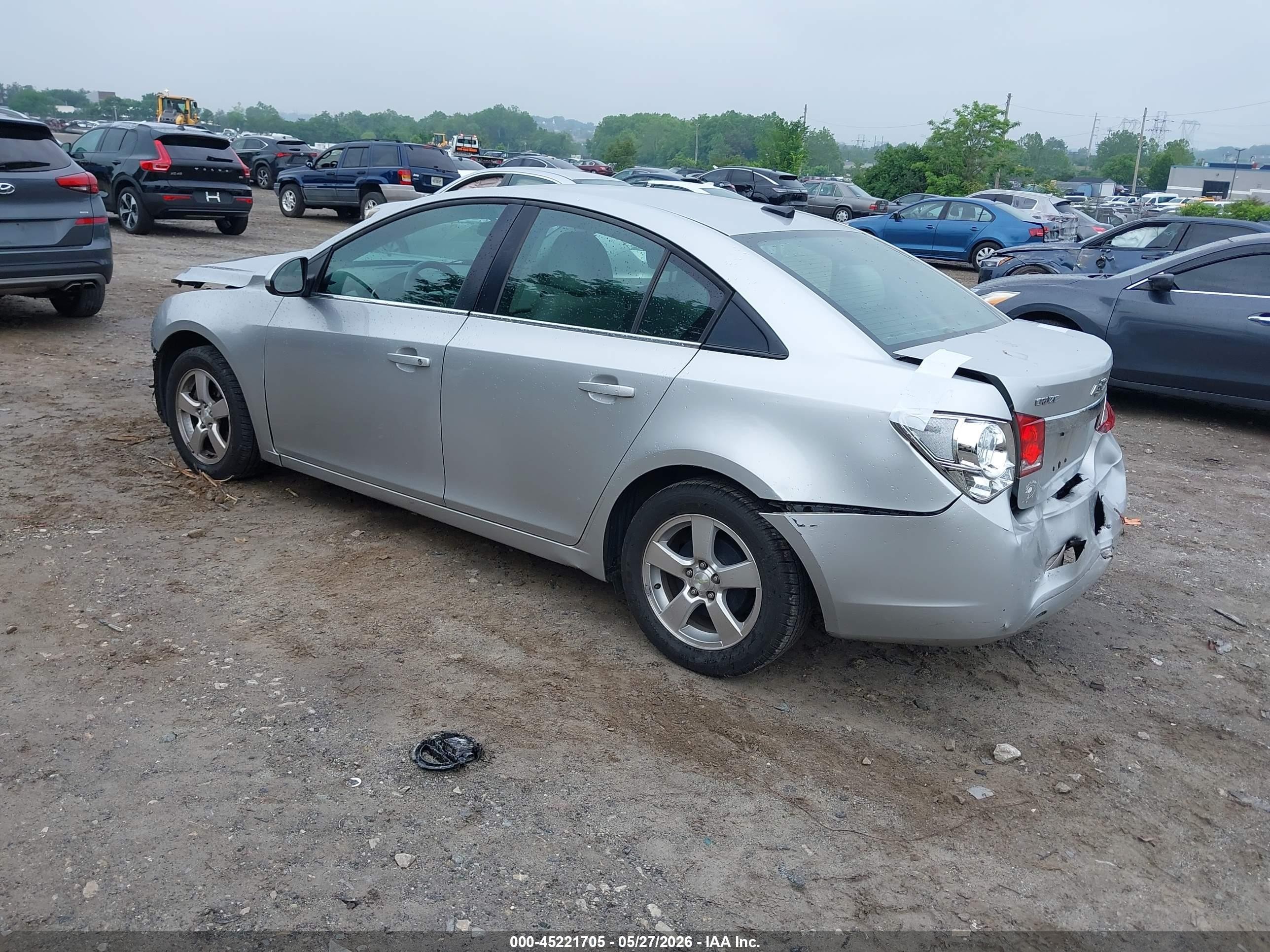 2014 Chevrolet Cruze 1lt Auto Серебряный vin: 1G1PC5SB3E7241284