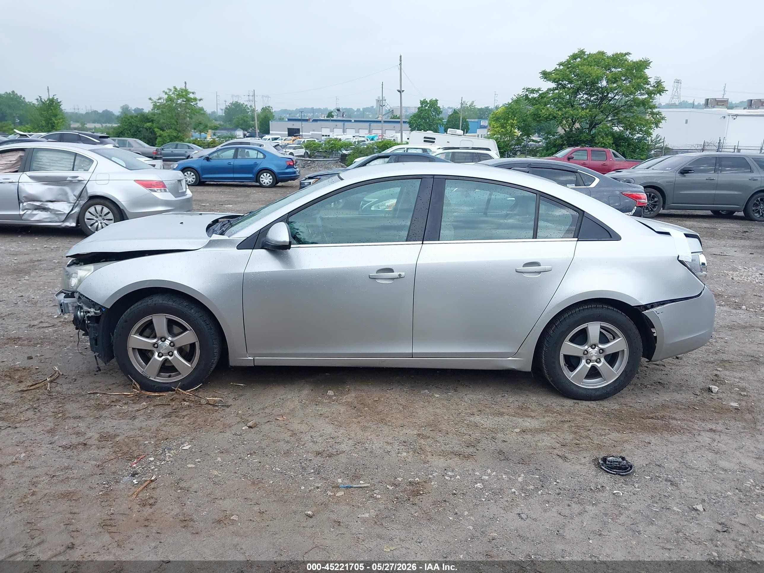 2014 Chevrolet Cruze 1lt Auto Серебряный vin: 1G1PC5SB3E7241284