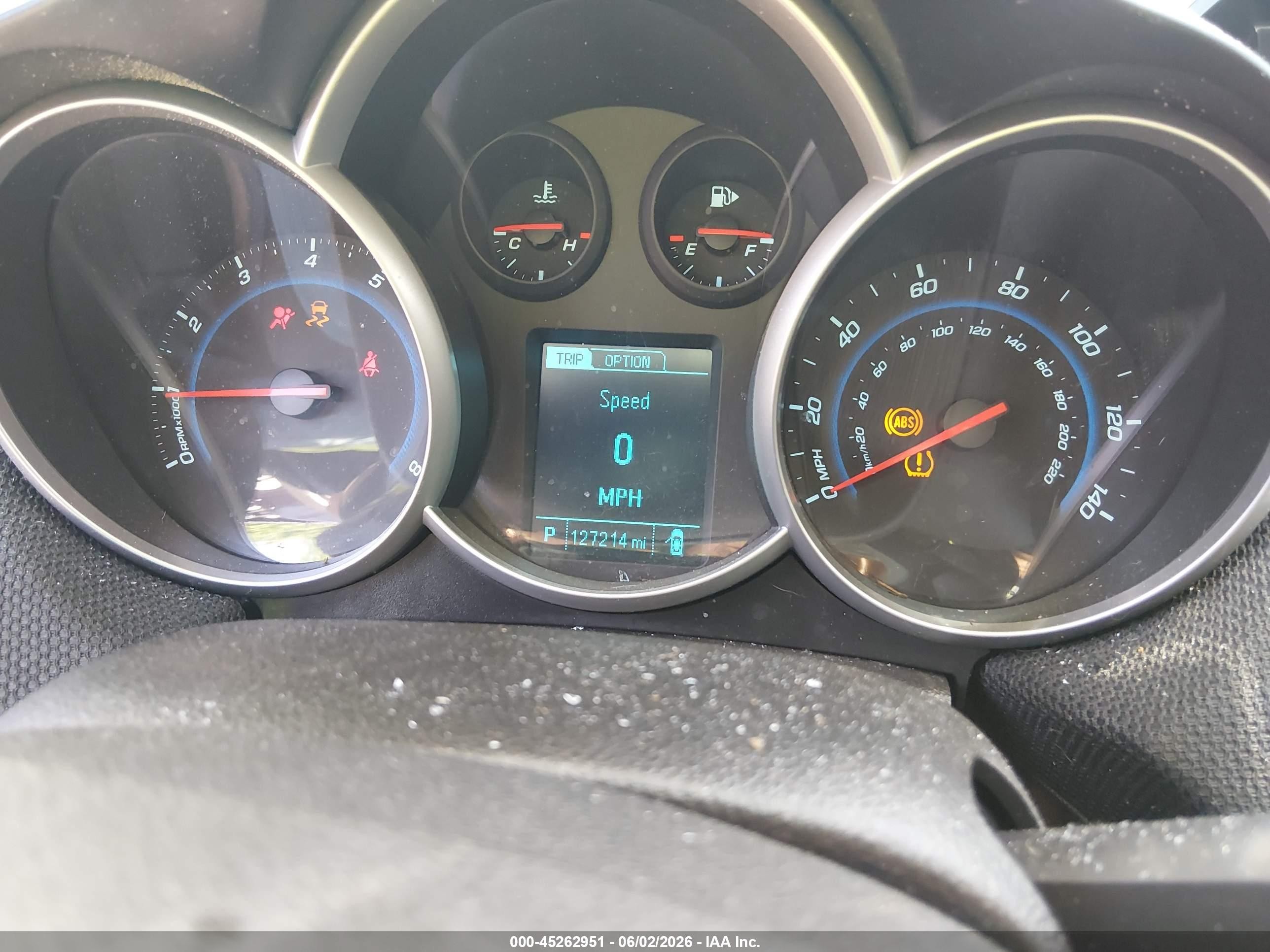 2014 Chevrolet Cruze 1lt Auto Gray vin: 1G1PC5SB3E7264130