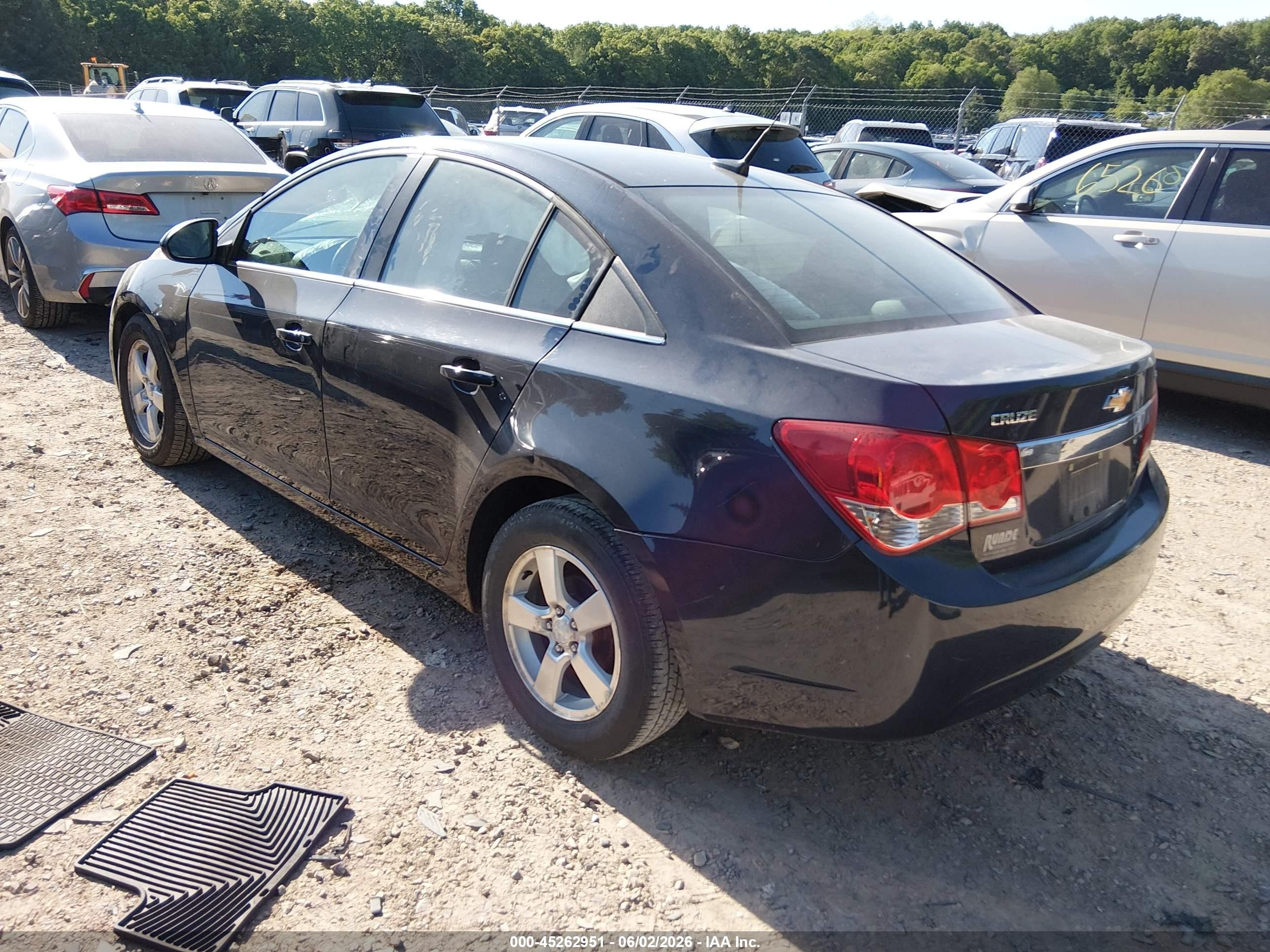 2014 Chevrolet Cruze 1lt Auto Gray vin: 1G1PC5SB3E7264130
